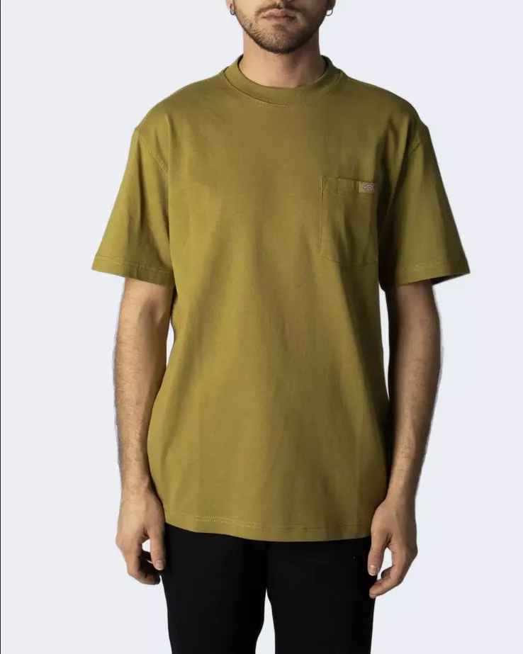 Dickies maglietta manica corta da uomo con taschino Porterdale DK0A4TMO C32 verde muschio