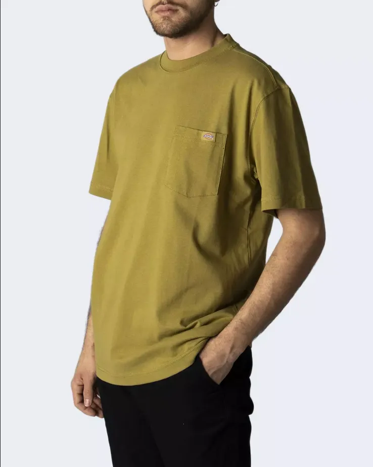 Dickies maglietta manica corta da uomo con taschino Porterdale DK0A4TMO C32 verde muschio