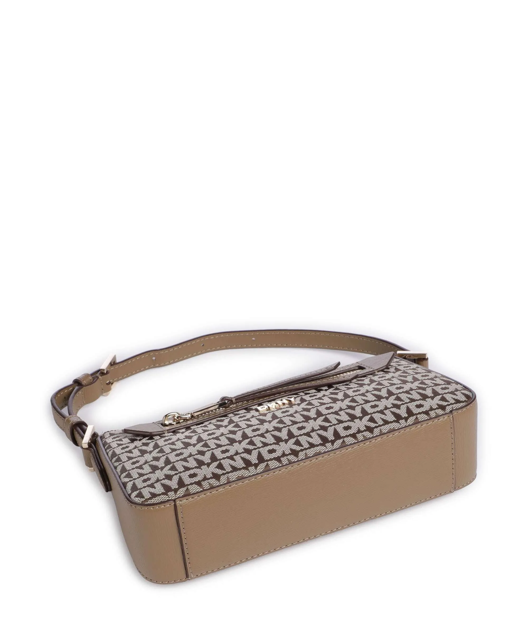  DKNY Bryant Borsa a spalla poliestere marrone chiaro  