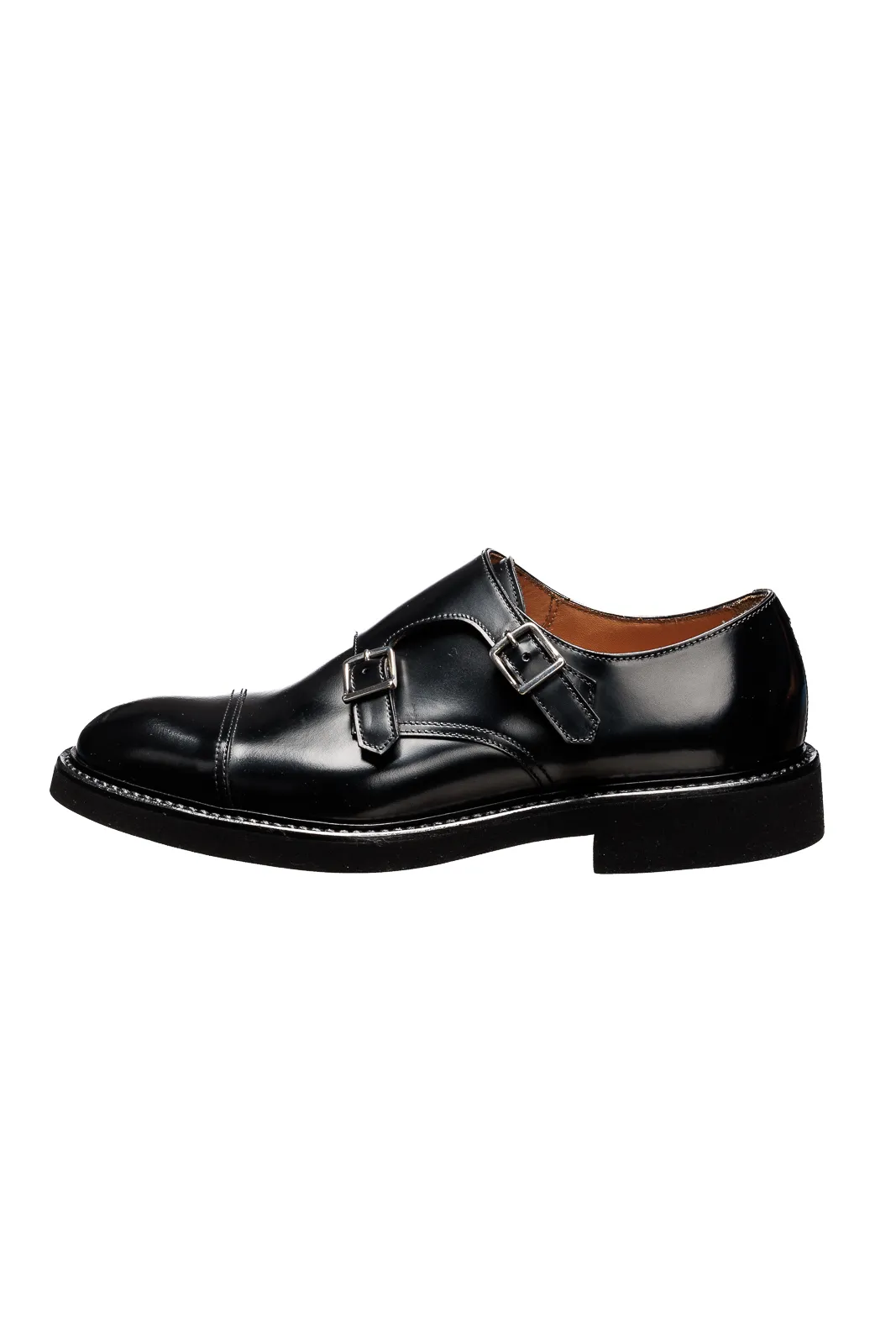 Doucal's  ---------    ------------ scarpe derby double buckle nero