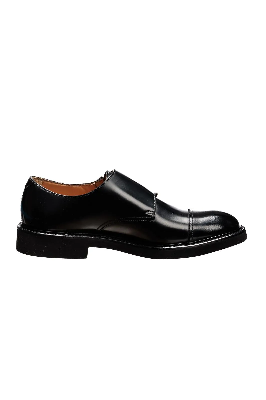 Doucal's  ---------    ------------ scarpe derby double buckle nero