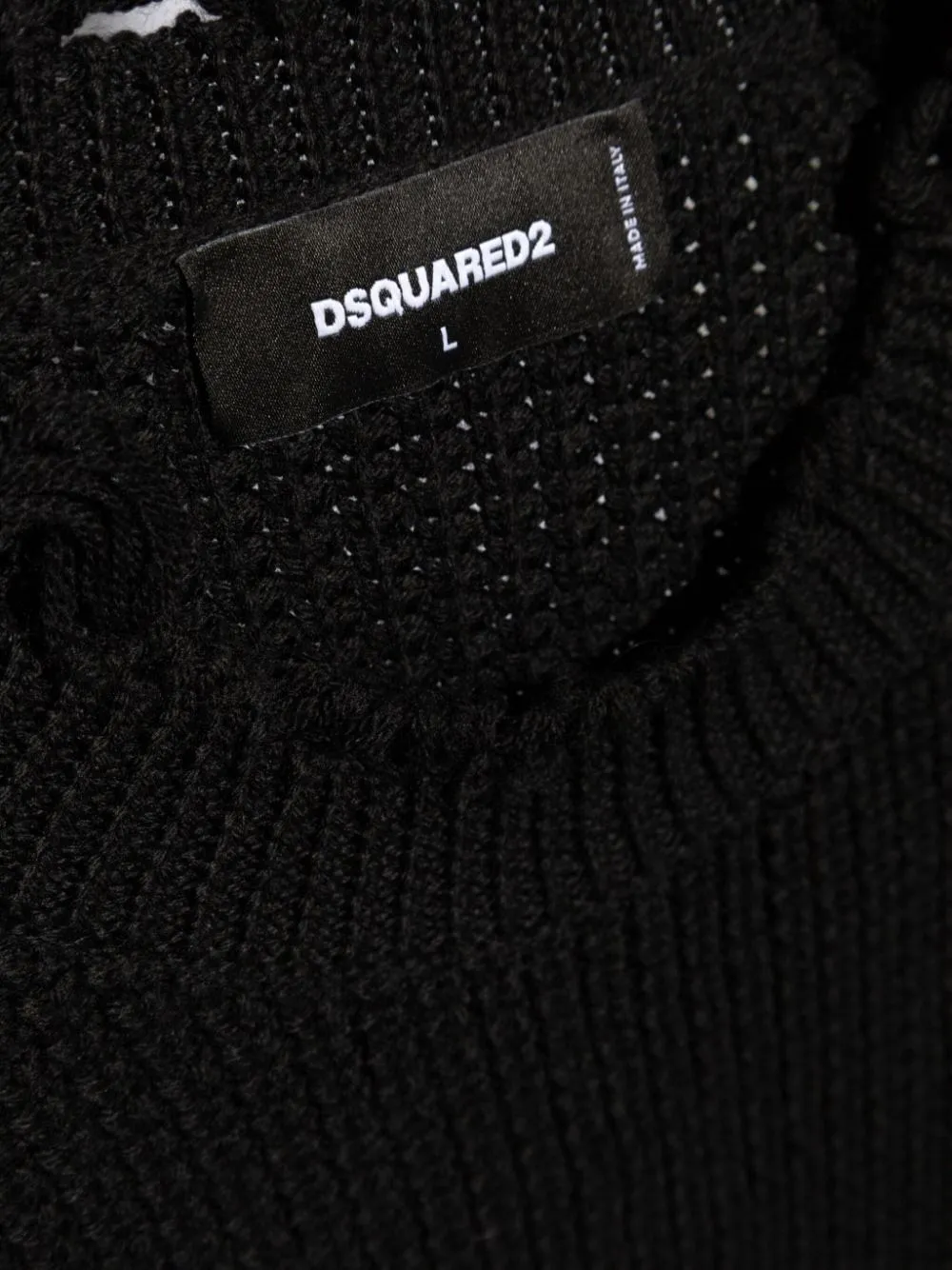 Dsquared2-Maglione con applicazione