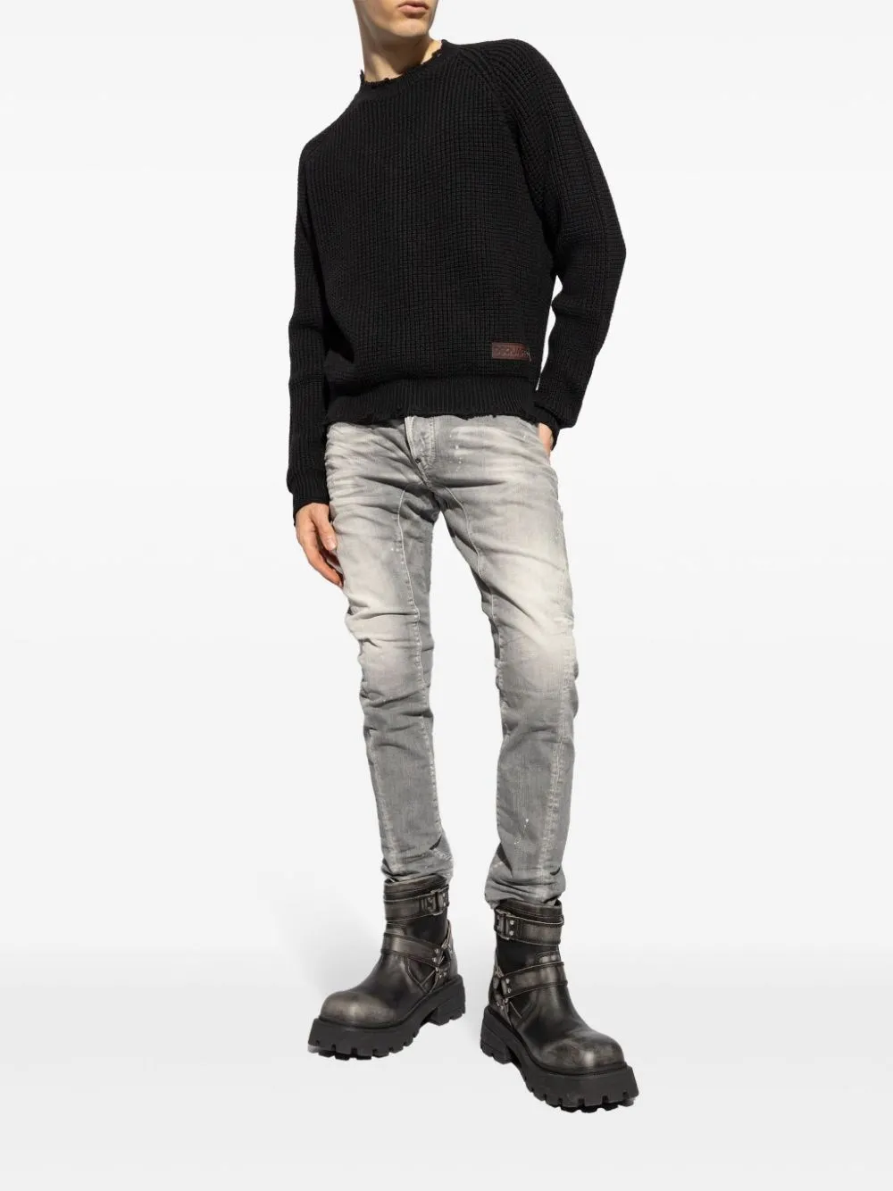 Dsquared2-Maglione con applicazione