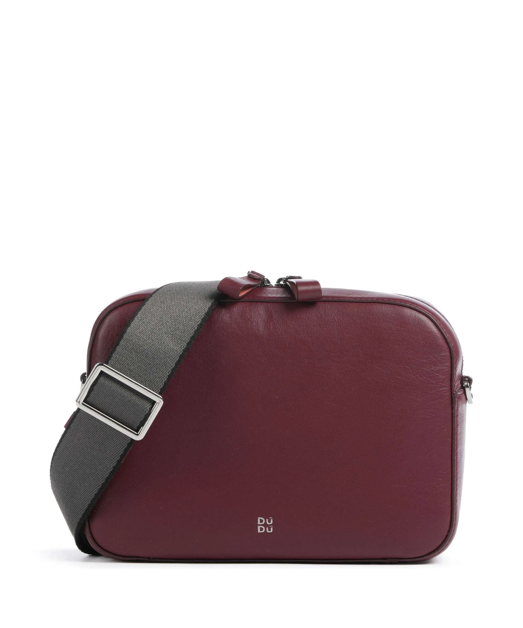  DuDu Bags Caroline Borsa a tracolla pelle di vitello finemente grana vino  