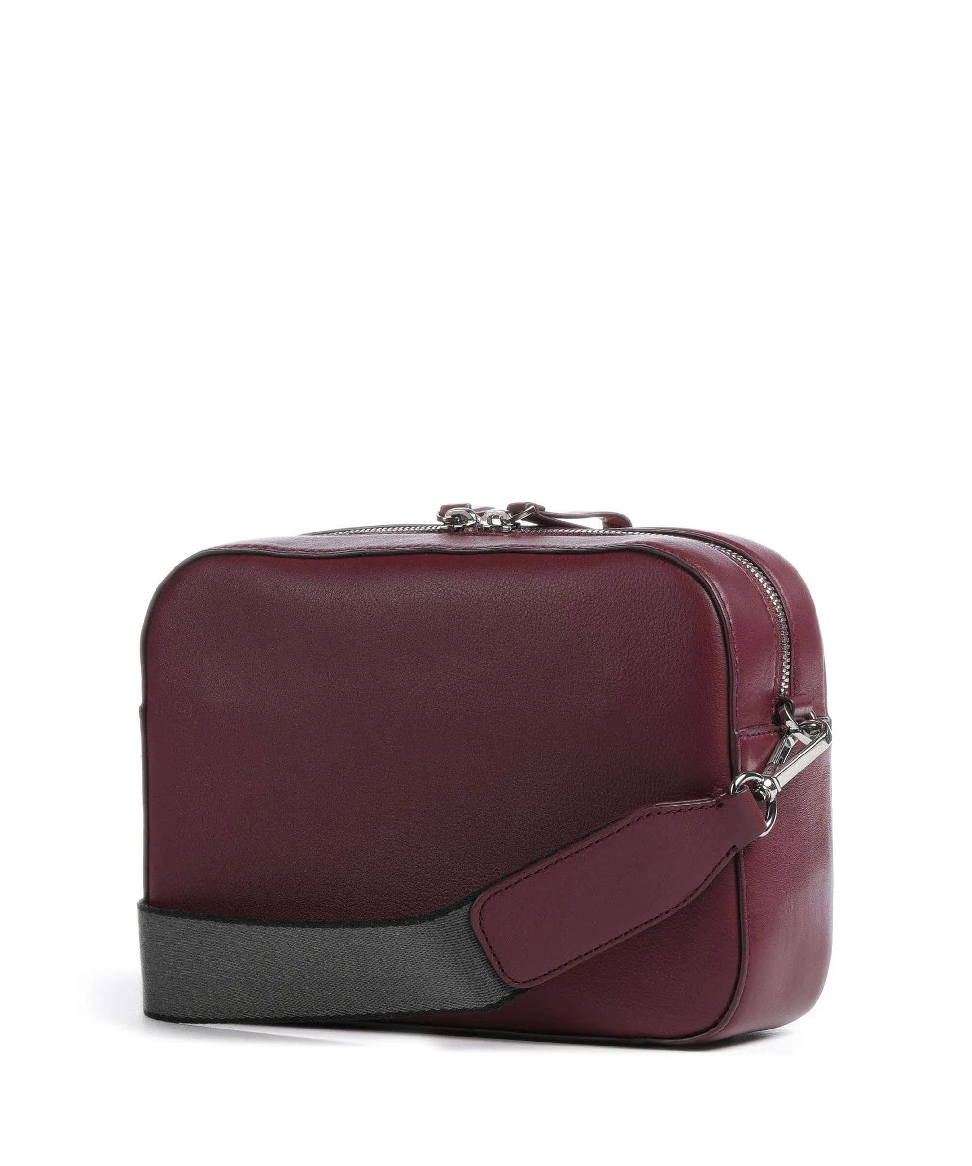  DuDu Bags Caroline Borsa a tracolla pelle di vitello finemente grana vino  