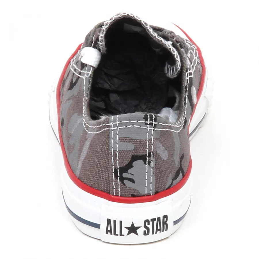 E3820 sneaker bimbo grey CONVERSE ALL STAR scarpe mimetico shoe kid boy