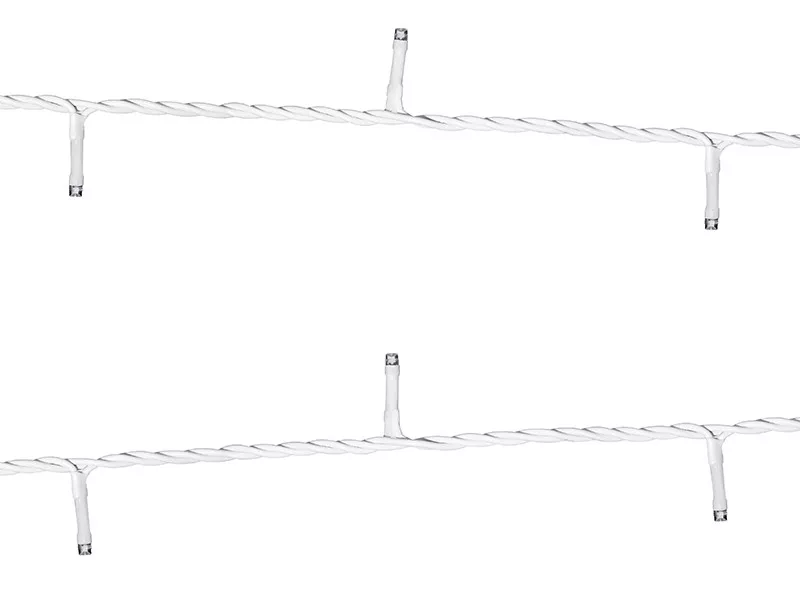 Fata a LED bianco freddo 100 luci 10m