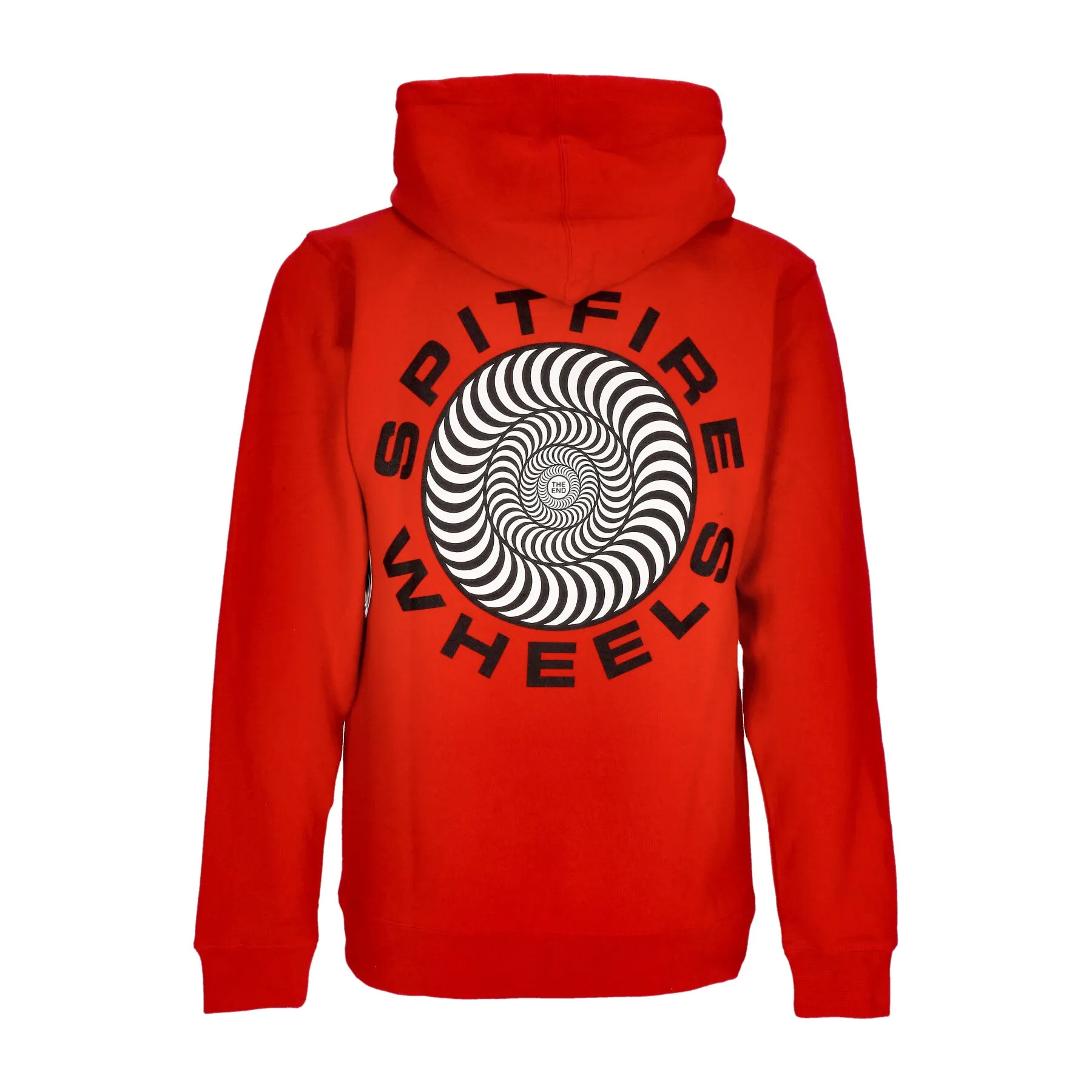 Felpa Cappuccio Uomo Classic 87 Swirl Fill Hooded Scarlet/black/white