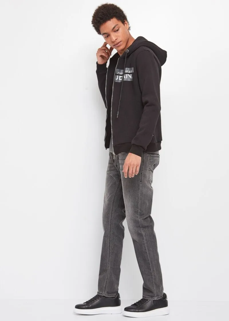 Felpa con cappuccio e zip