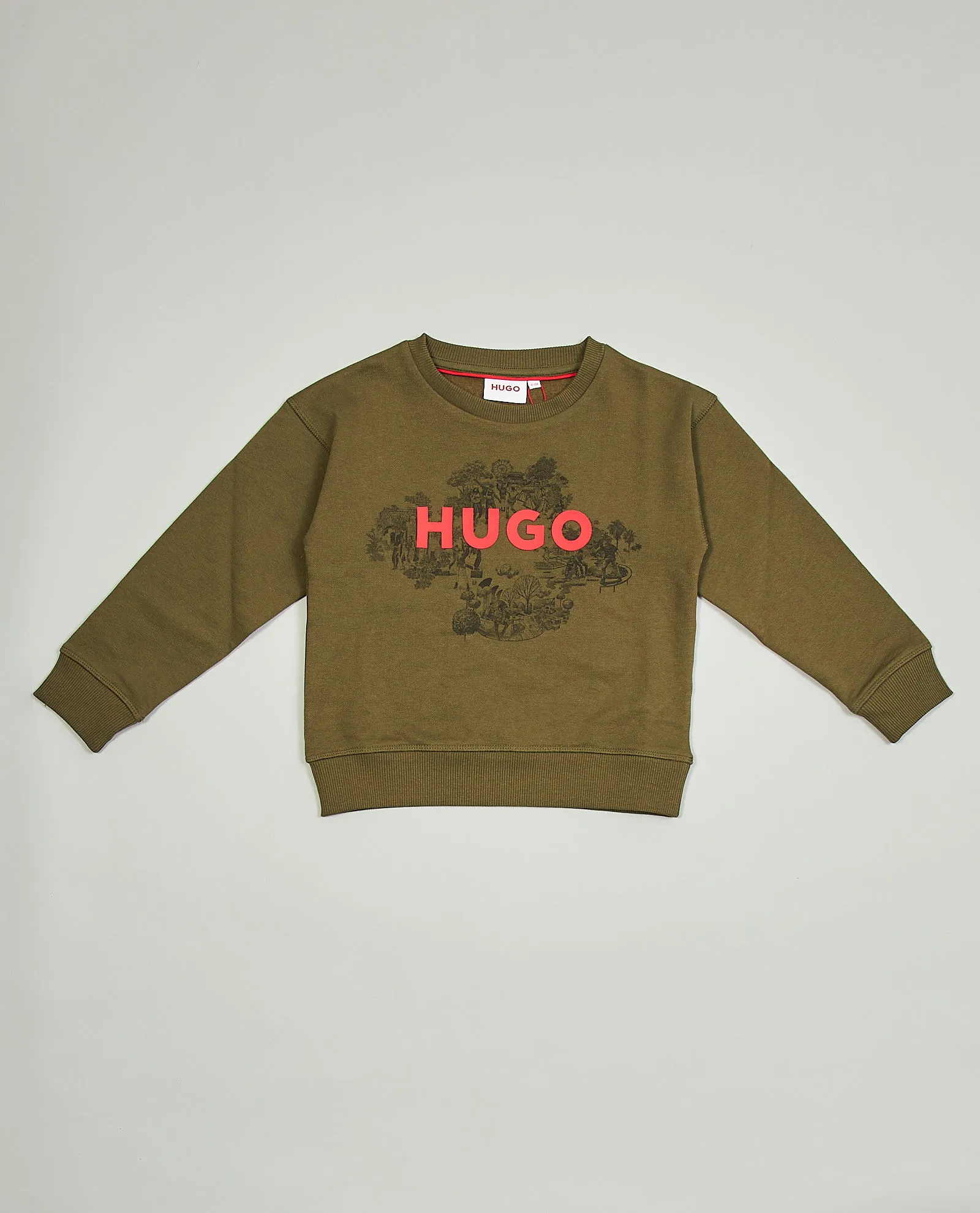 Felpa girocollo Hugo per bambini in pile