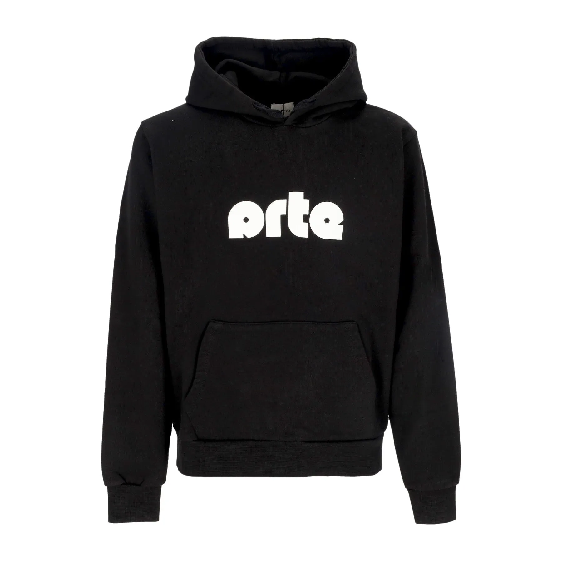 Felpa Leggera Cappuccio Uomo Hannes Bau Logo Hoodie Black