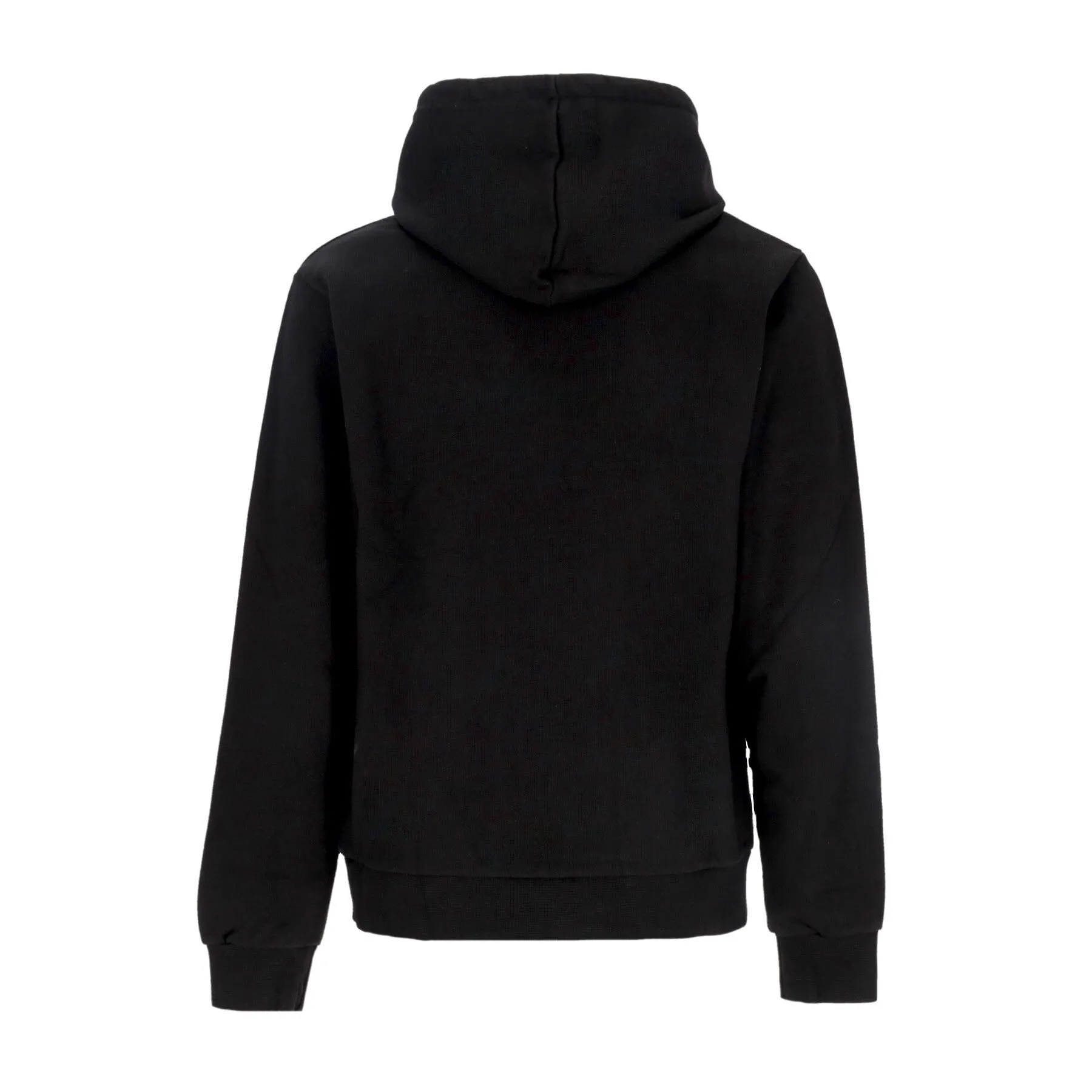 Felpa Leggera Cappuccio Uomo Hannes Bau Logo Hoodie Black