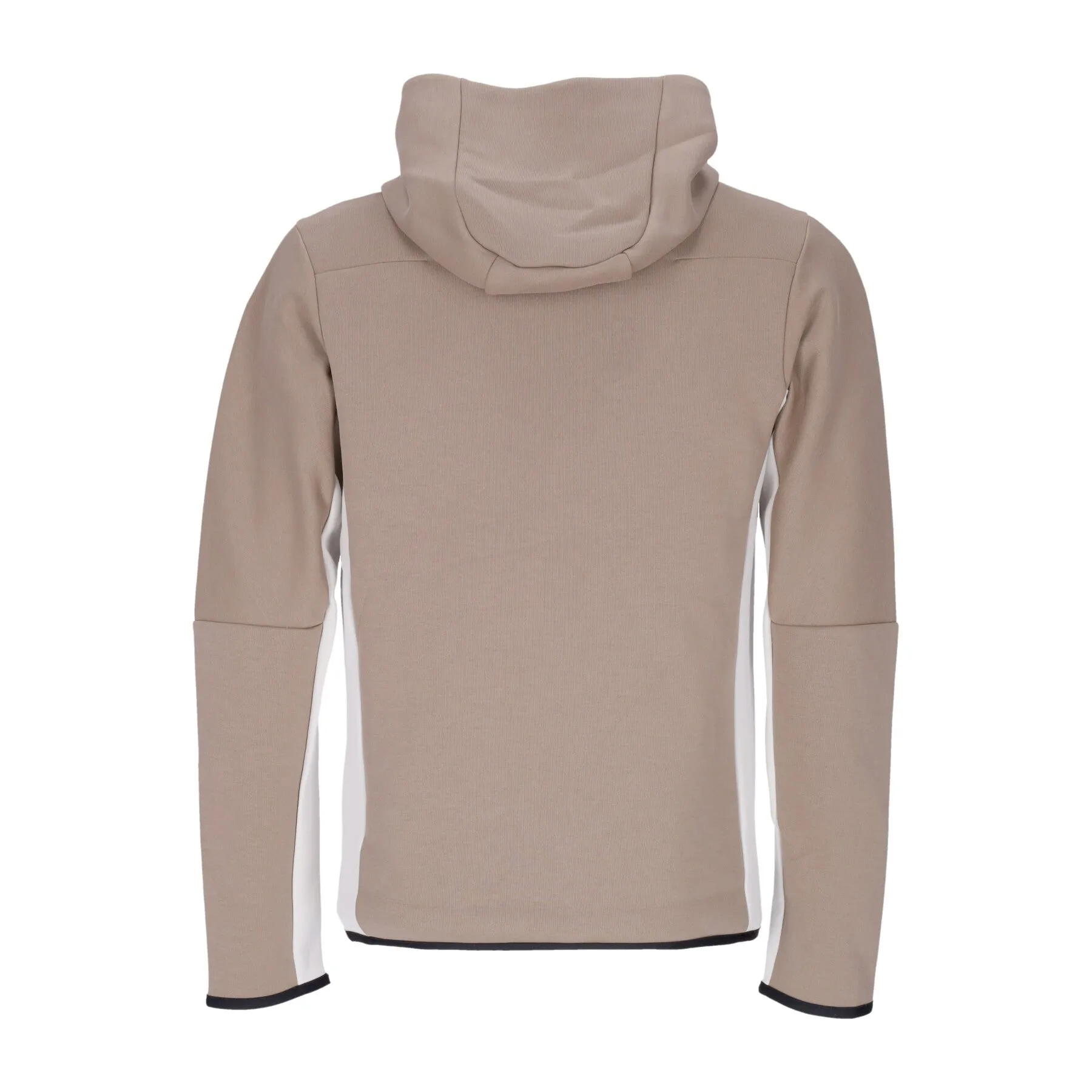 Felpa Leggera Cappuccio Zip Uomo Sportswear Tech Fleece Hoodie Sandalwood/light Bone/black