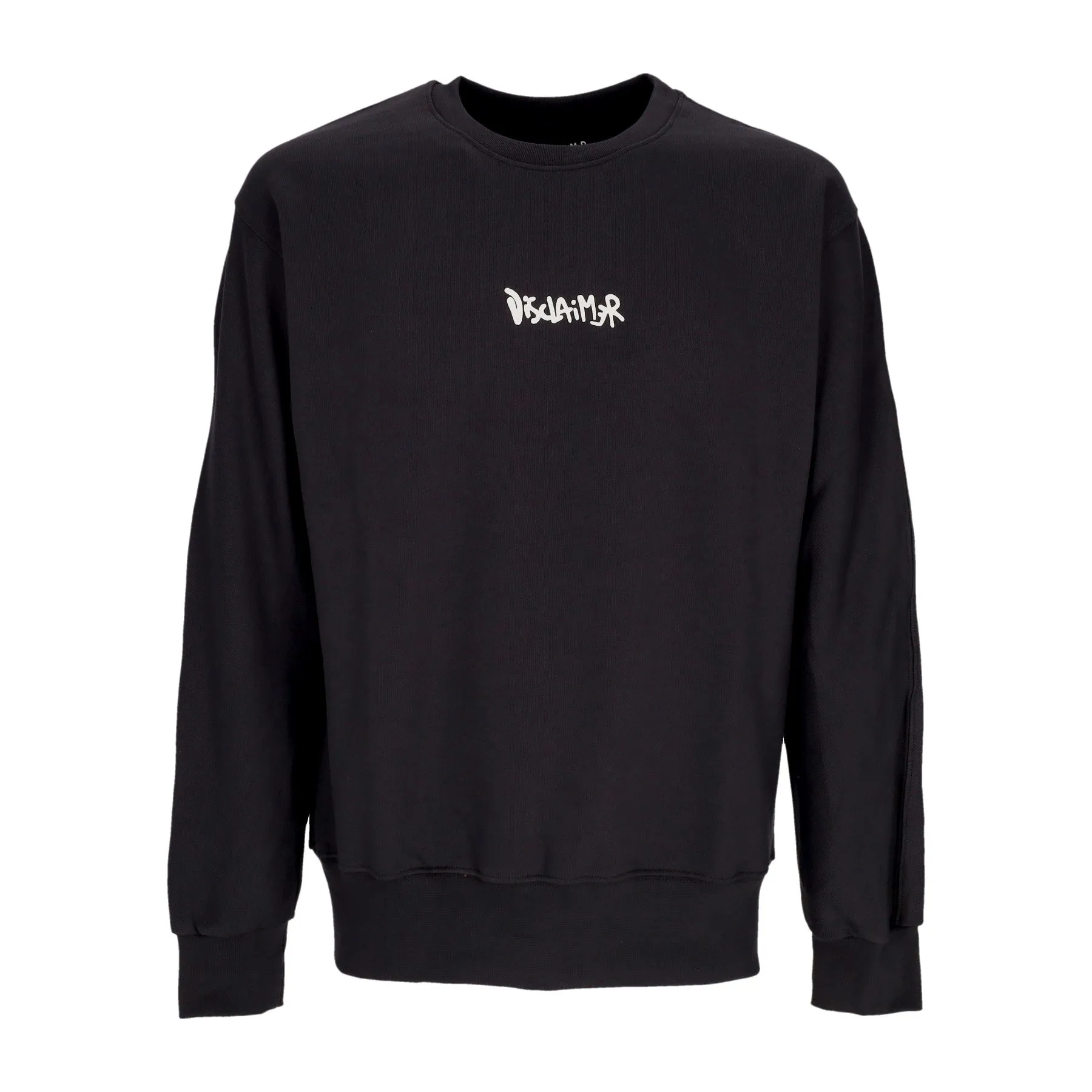 Felpa Leggera Girocollo Uomo Back Big Logo Crewneck Lead/st White