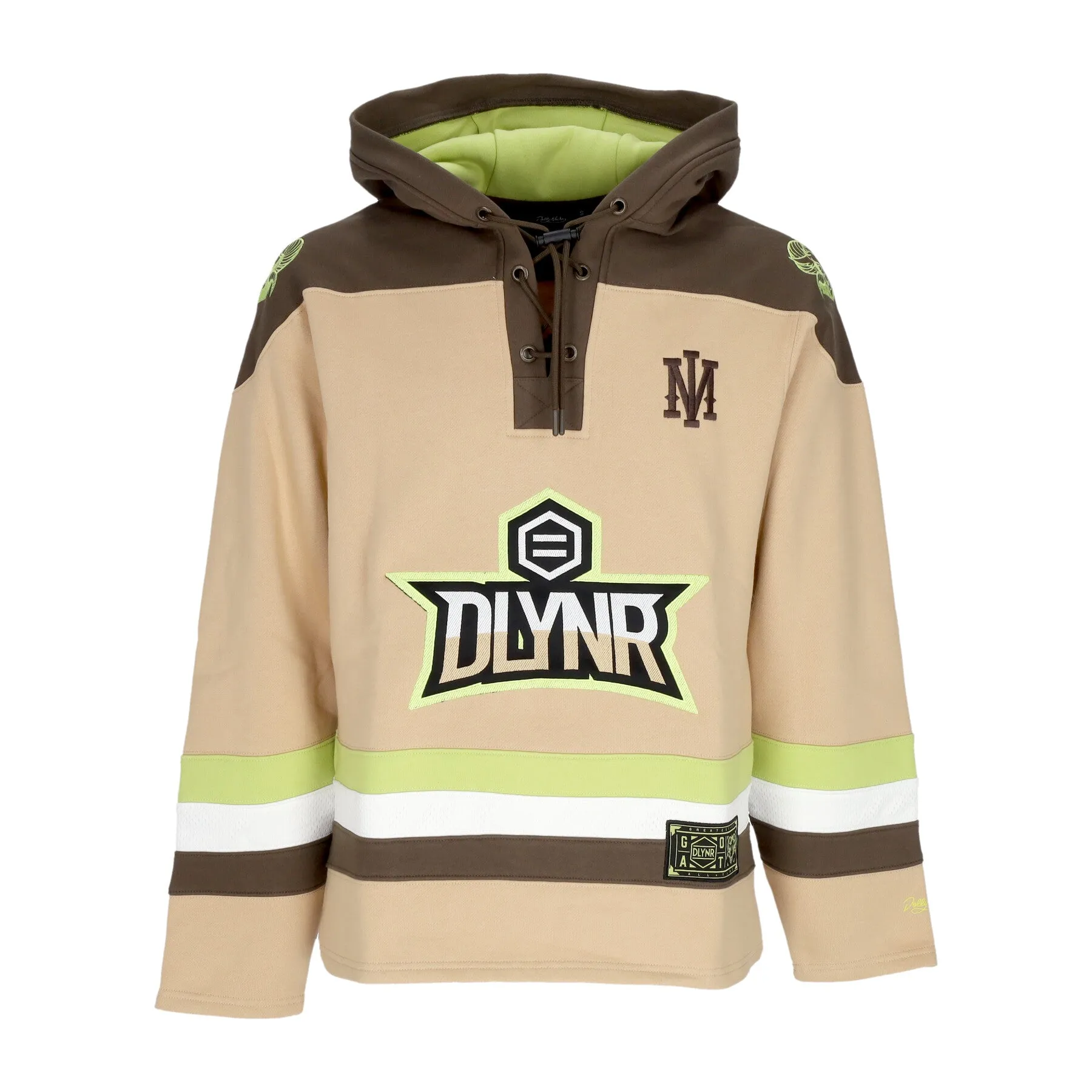 Felpa Tipo Hockey Uomo Goat Hockey Hoodie Beige