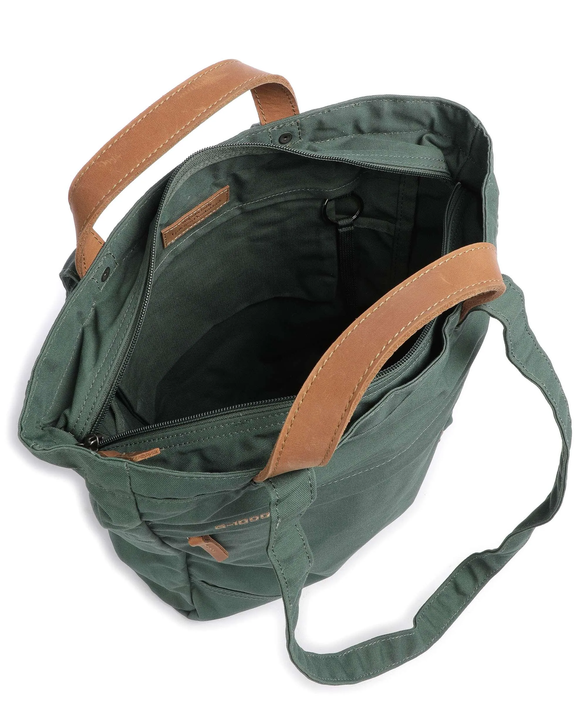  Fjällräven No. 1 Borsa shopper cotone, poliestere verde scuro  