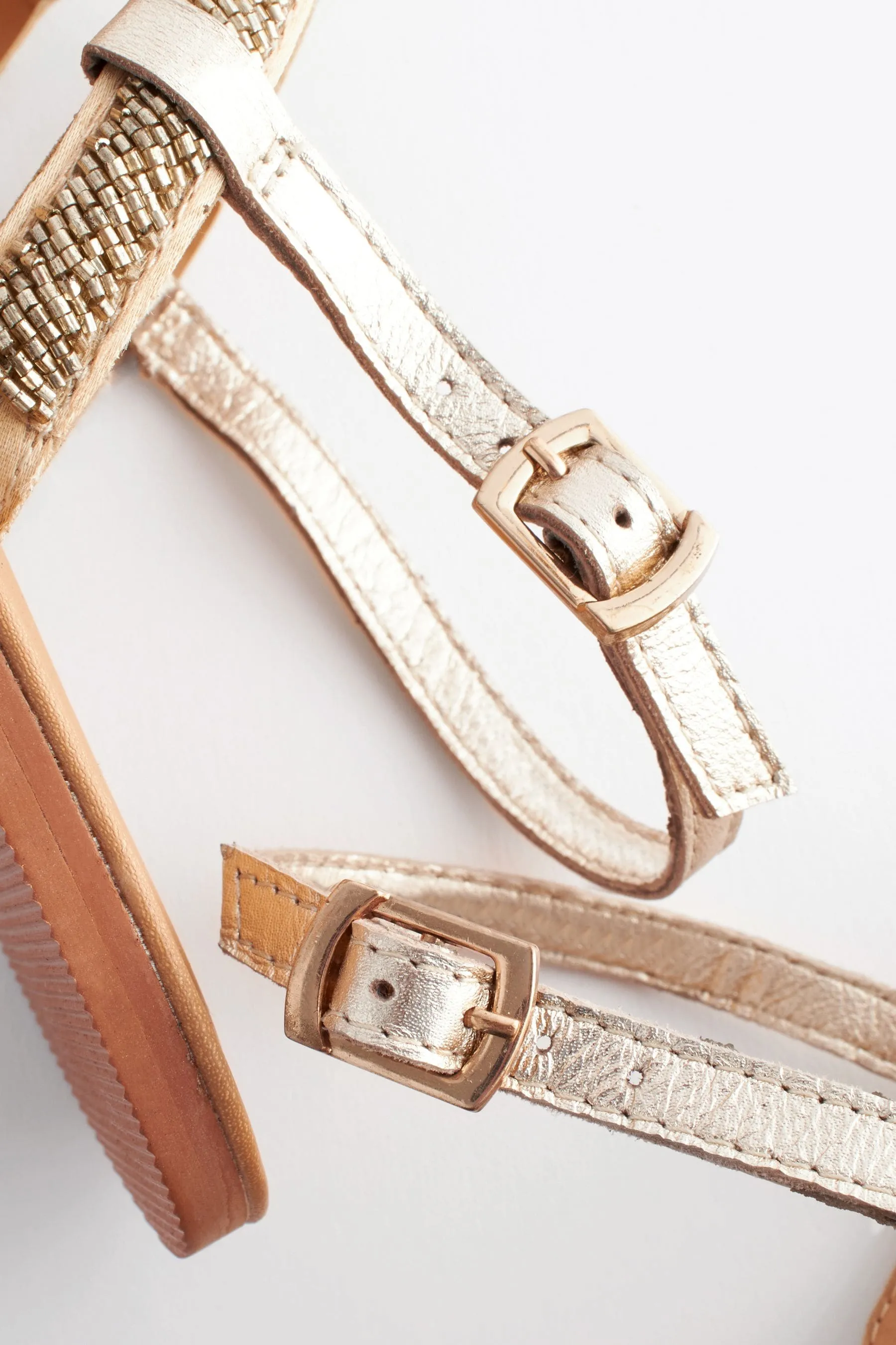 Forever Comfort® - Sandali con cinturino posteriore e perline