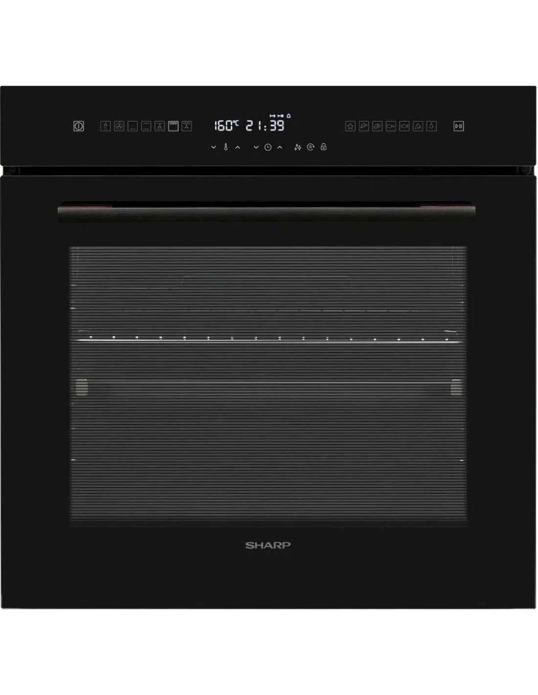 Forno Pirolitico Sharp K71L66BNH 78 L
