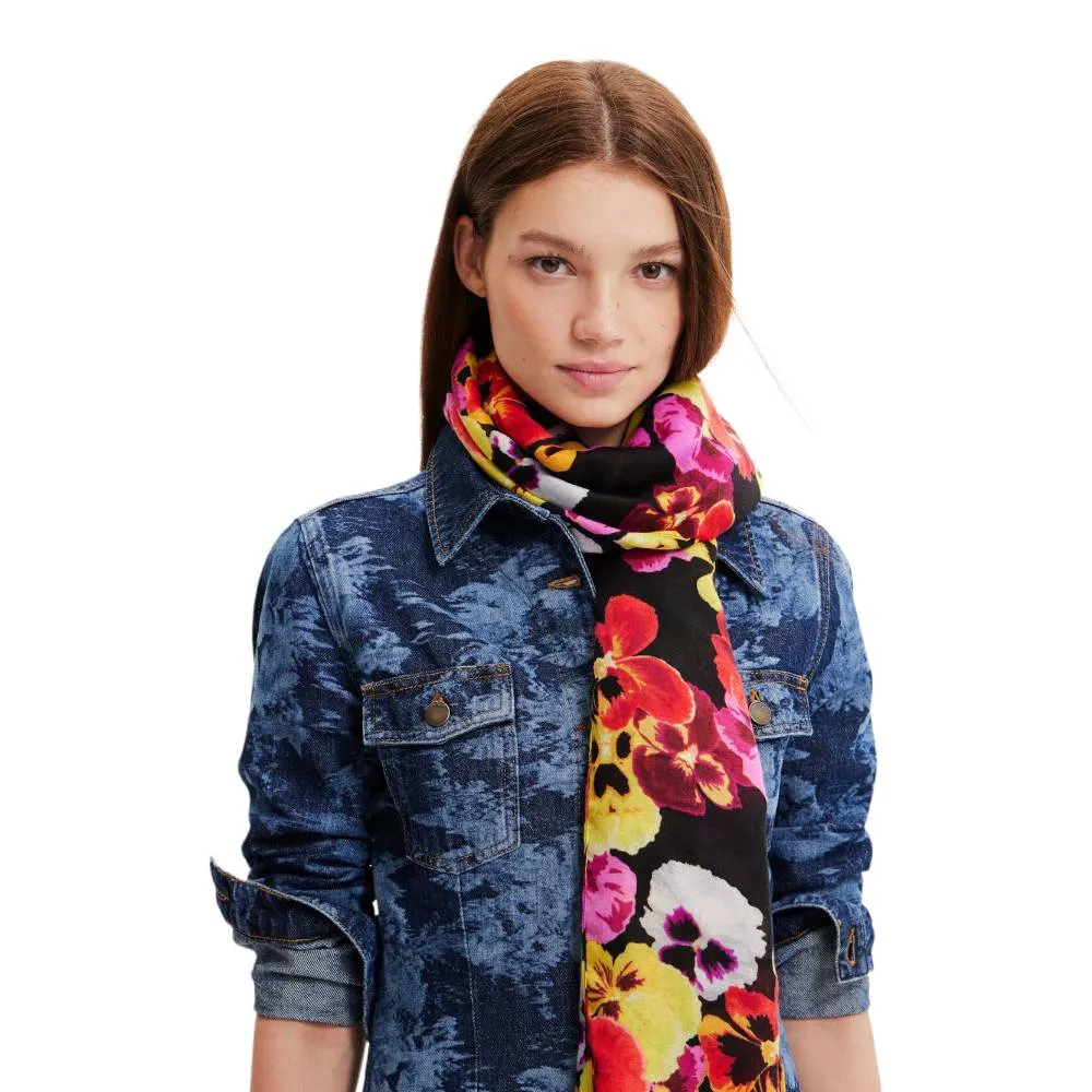 Foulard donna DESIGUAL 22WAWA03 TUTTI FRUTI  FOU FLORISMO MIKA