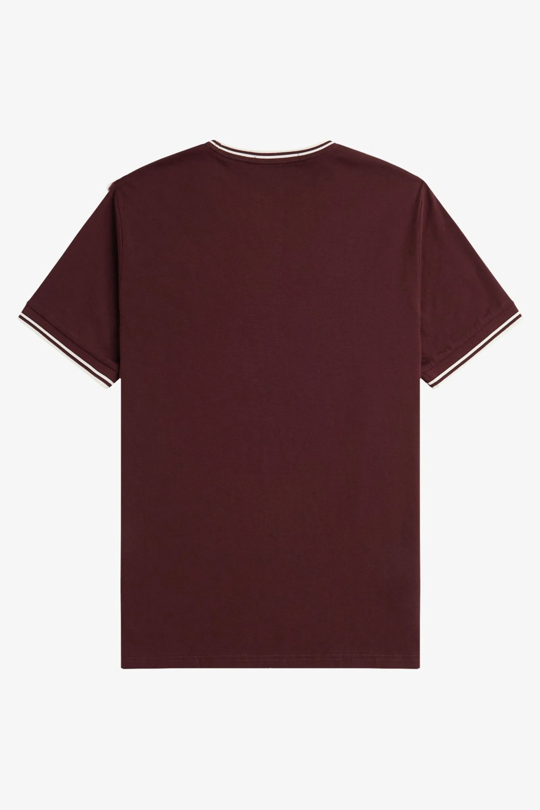 Fred Perry - T-shirt doppia con bordi a contrasto e logo