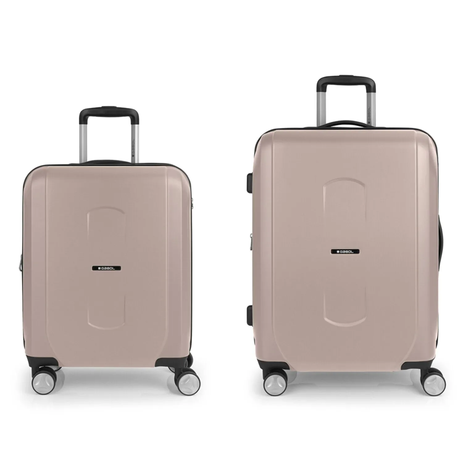 Gabol Ocean 4 ruote Set di valigie 2 pezzi con piega di espansione