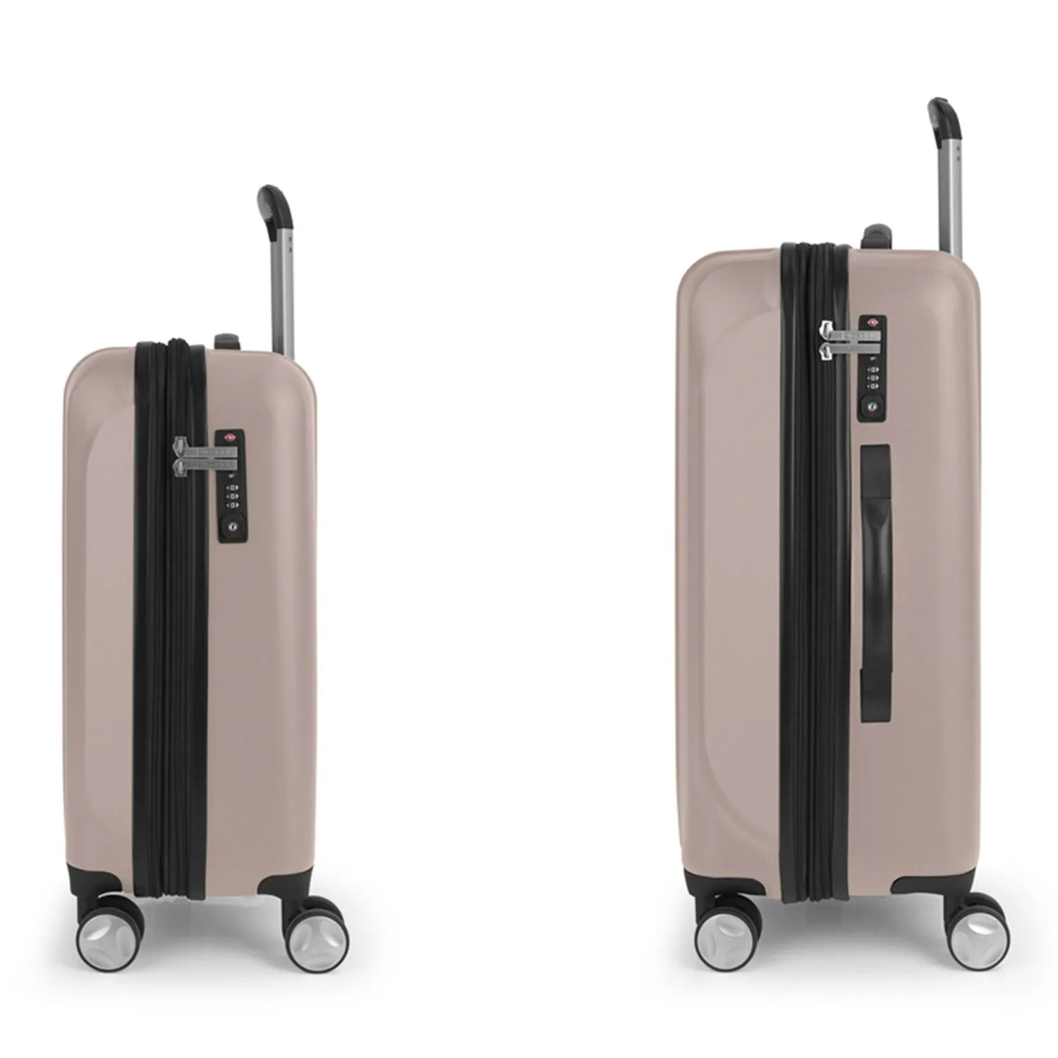 Gabol Ocean 4 ruote Set di valigie 2 pezzi con piega di espansione