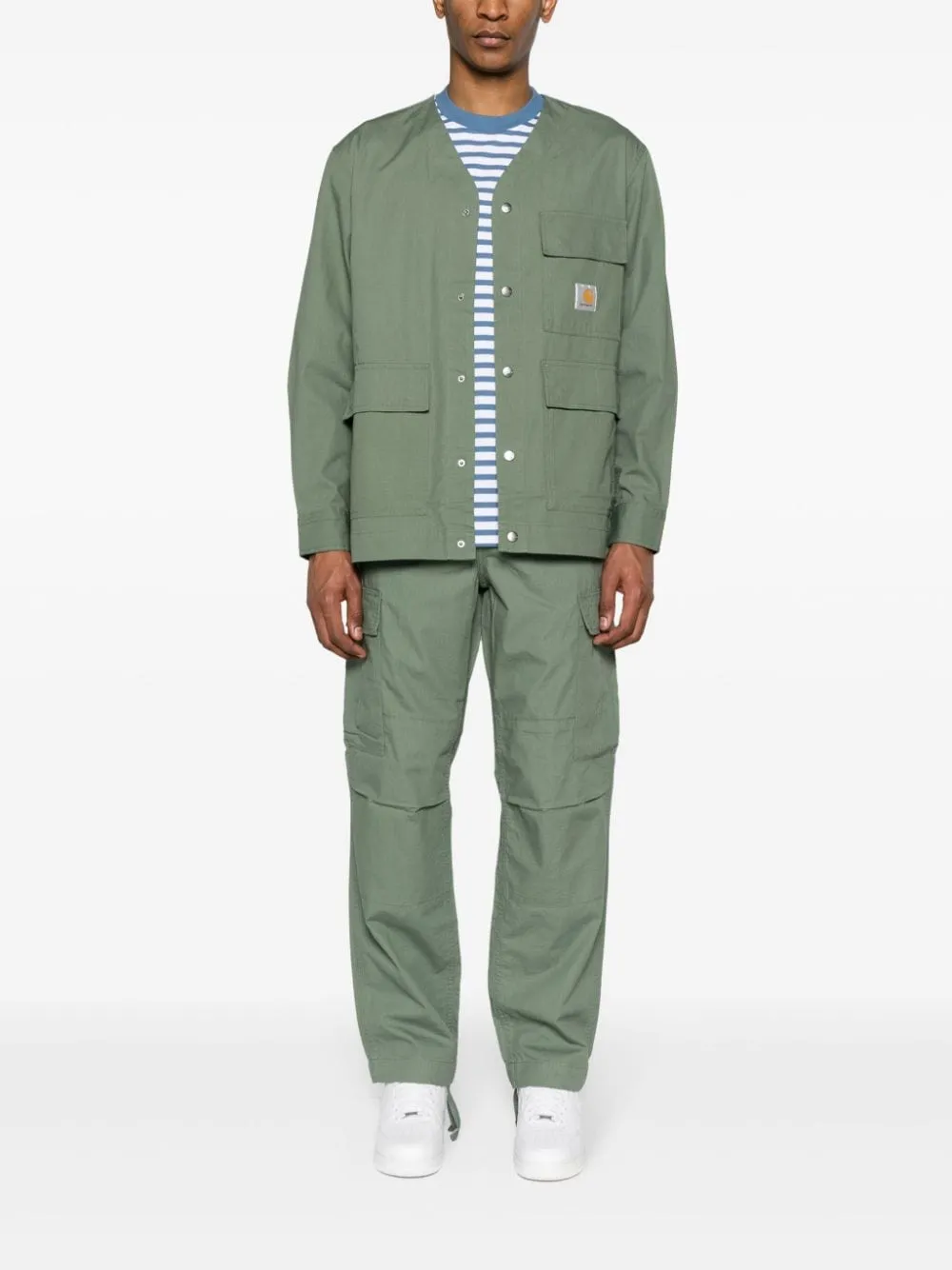 Giacca-camicia Elroy in verde - uomo
