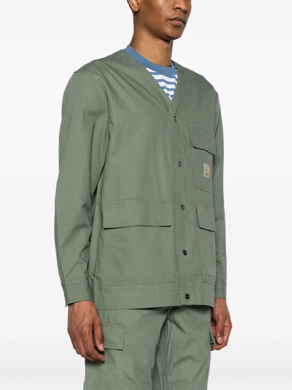 Giacca-camicia Elroy in verde - uomo