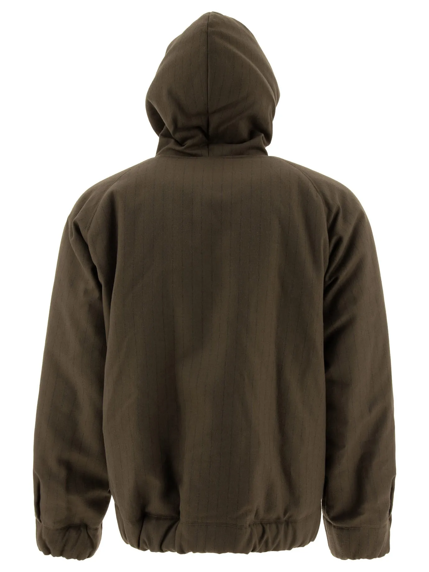 Giacca con cappuccio a gesso sacai