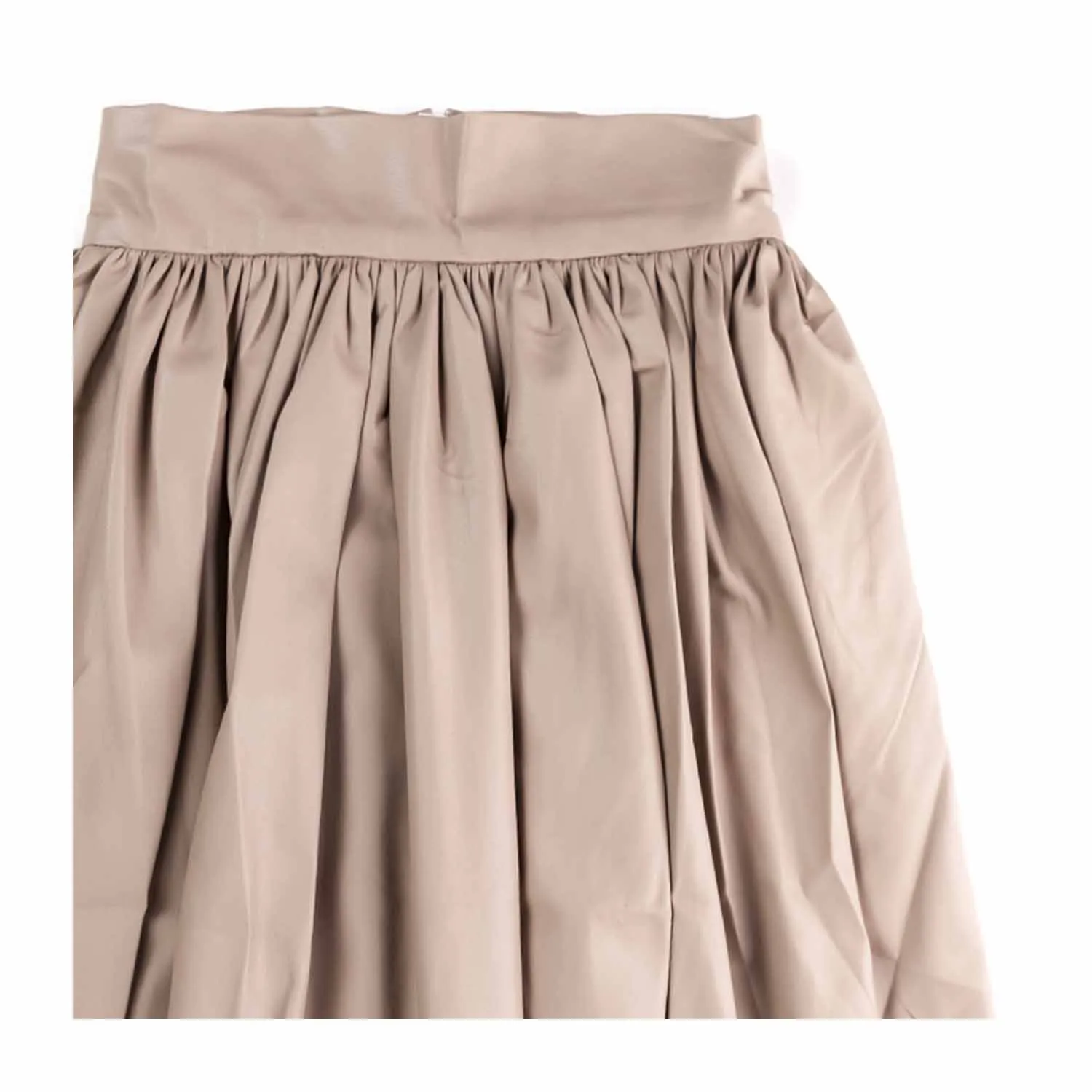 Gonna Beige A Pieghe Teenager