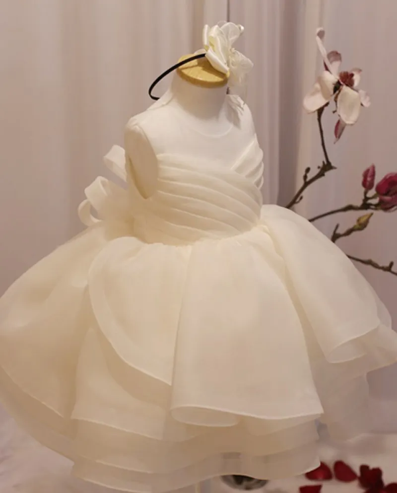 Gonna da principessa Gonna tutu per ragazze Abito da sposa per bambini Abito da ragazza di fiori Abito da compleanno per ragazze
