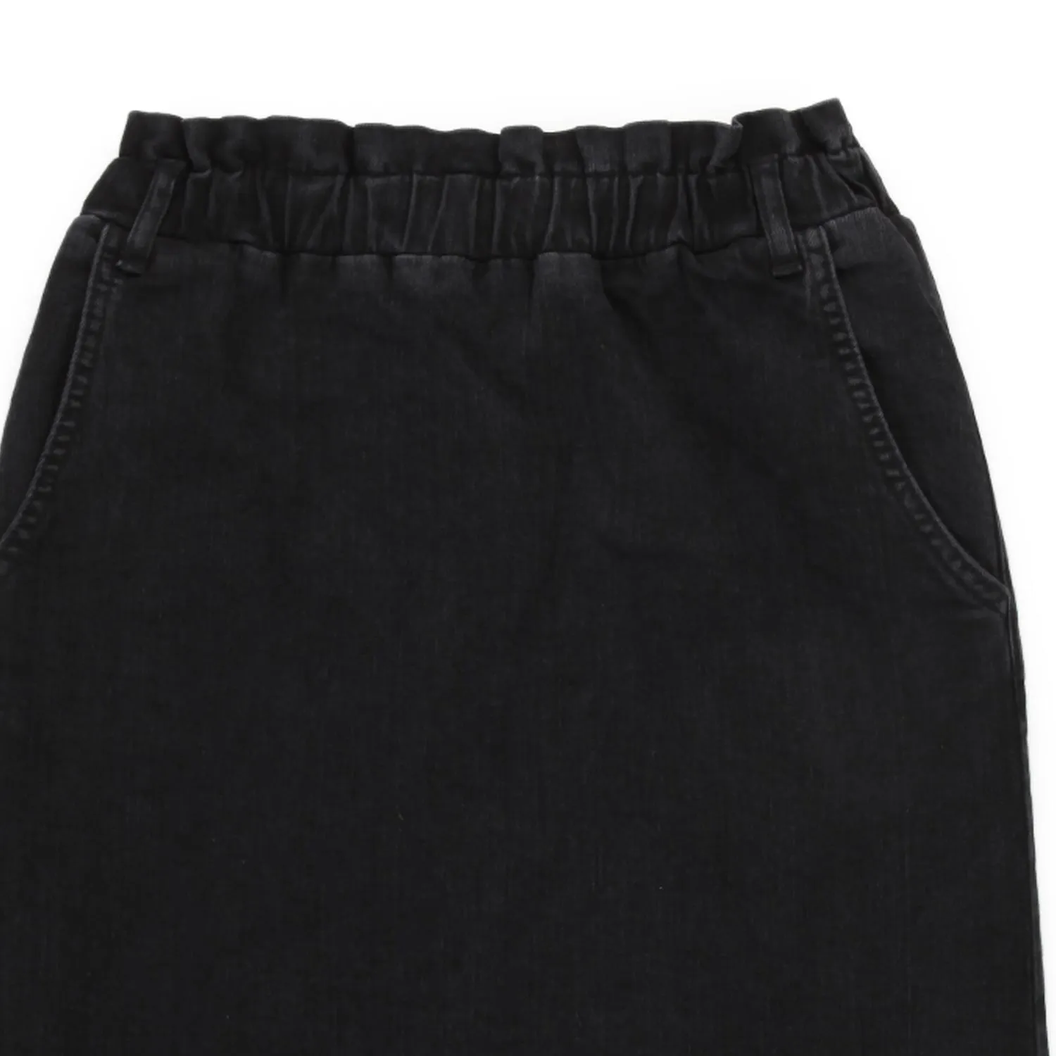 Gonna Denim Nero Bambina Teen