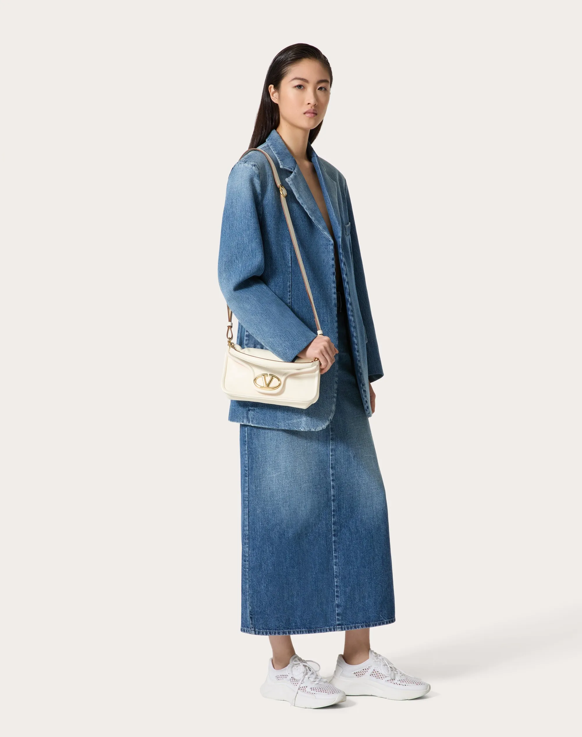 GONNA IN MEDIUM BLUE DENIM