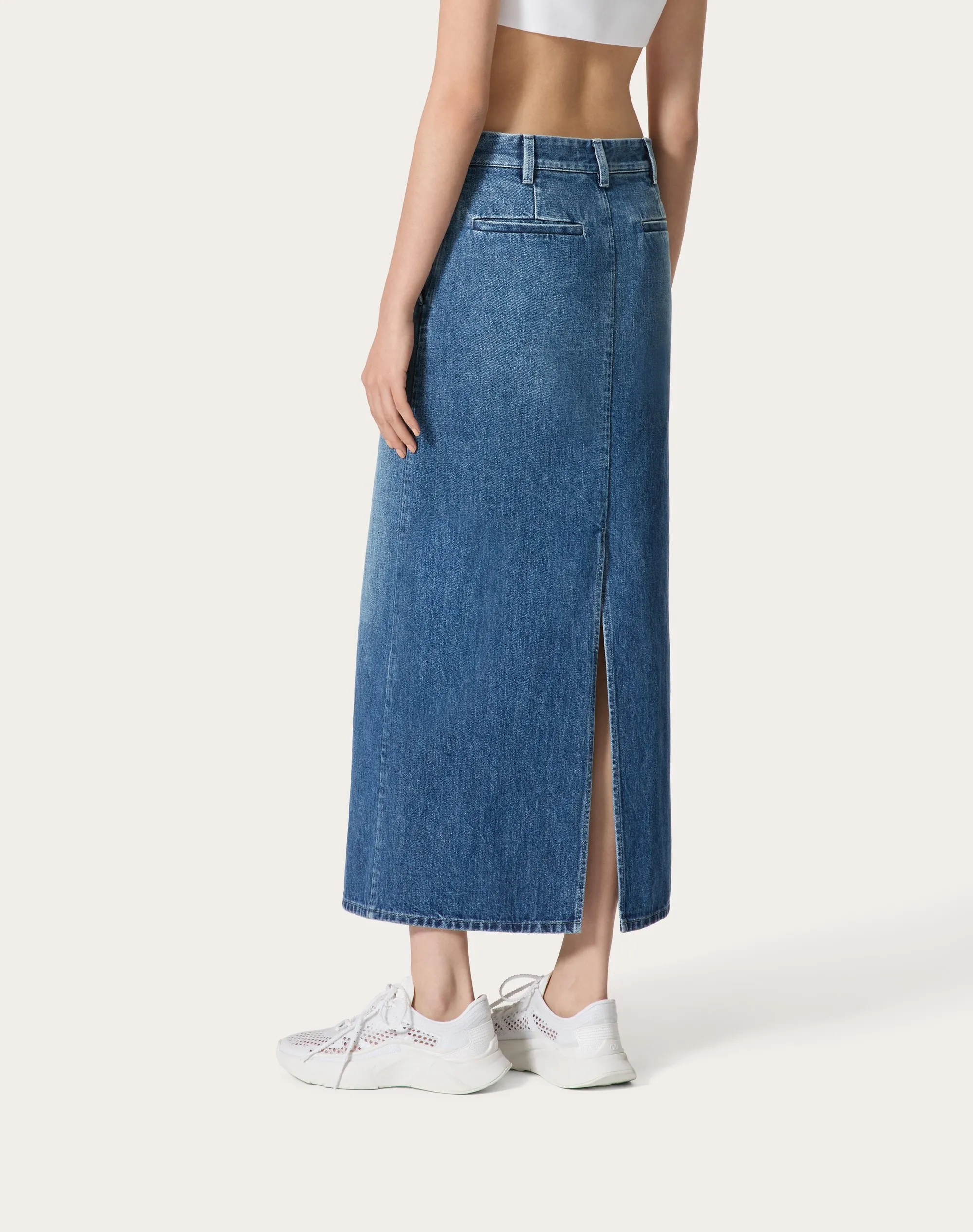 GONNA IN MEDIUM BLUE DENIM
