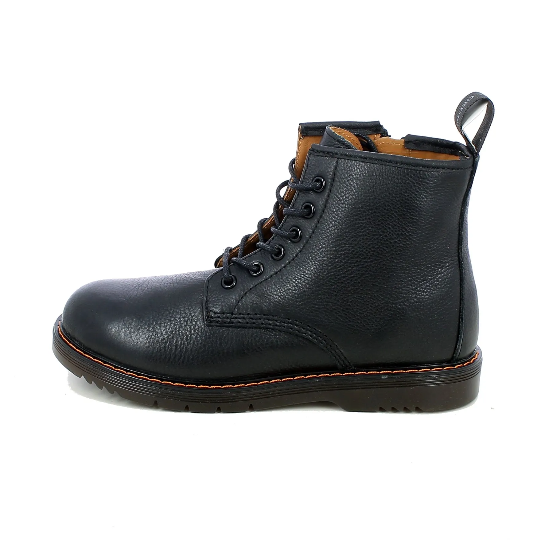 Grunland  Anfibio Bambina in Pelle Nera Grunland Taba 
