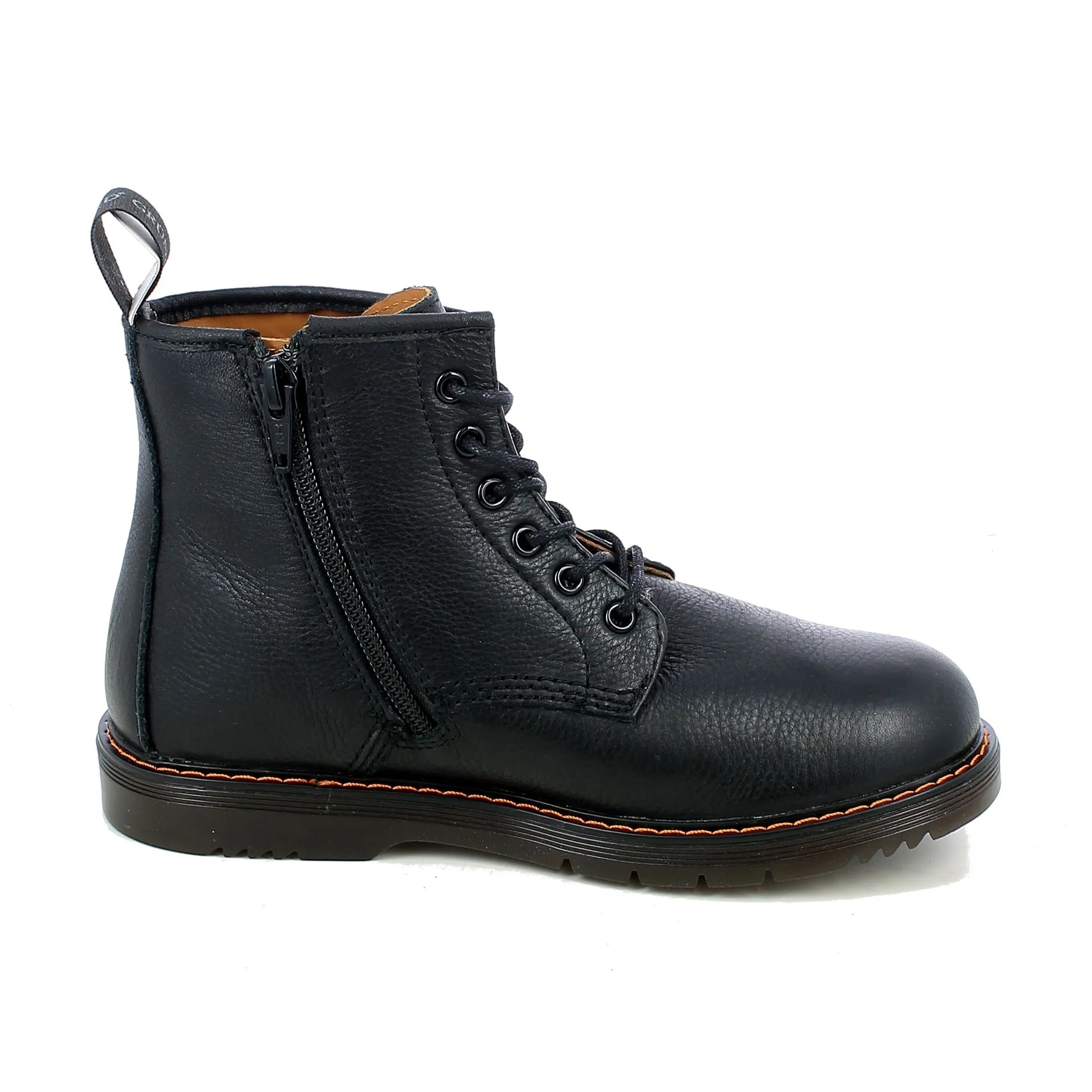 Grunland  Anfibio Bambina in Pelle Nera Grunland Taba 