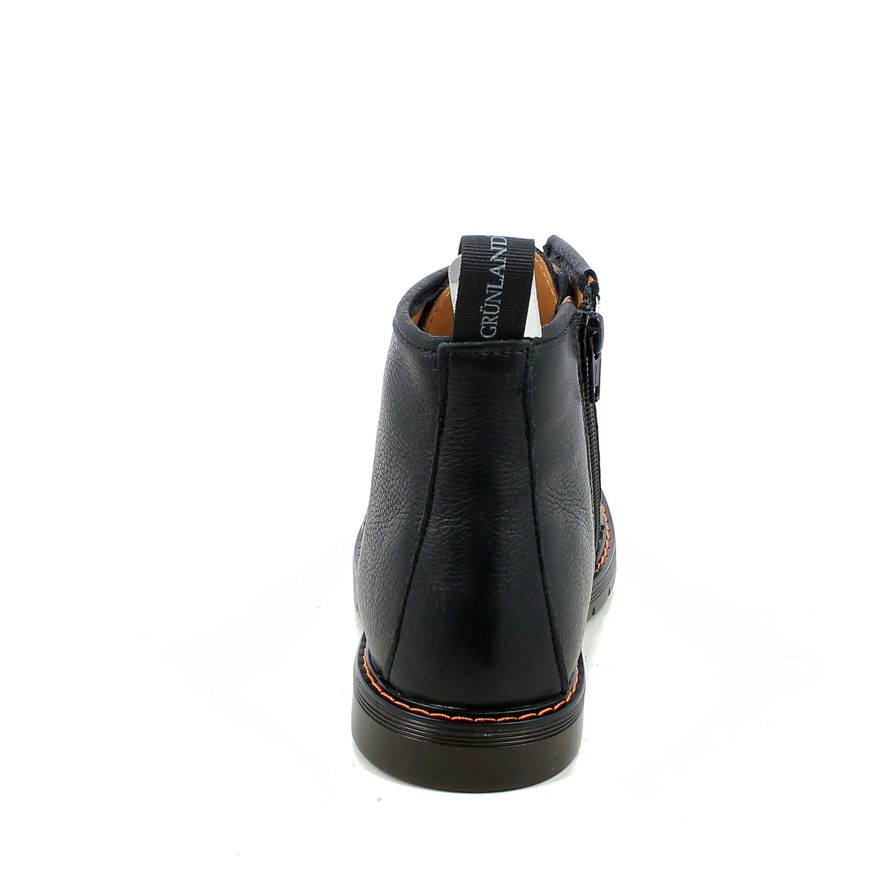 Grunland  Anfibio Bambina in Pelle Nera Grunland Taba 