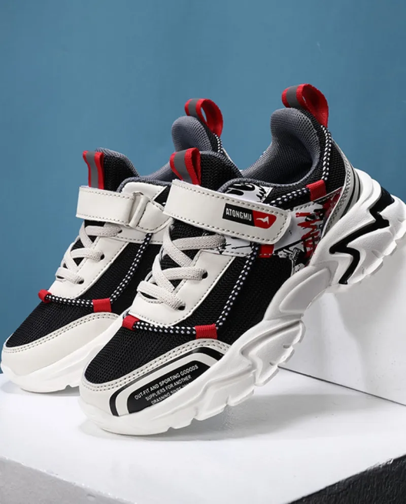 Gthmb Mesh Sneakers per bambini Scarpe per bambini leggere Scarpe per ragazzi traspiranti casual Scarpe da ginnastica sportive p