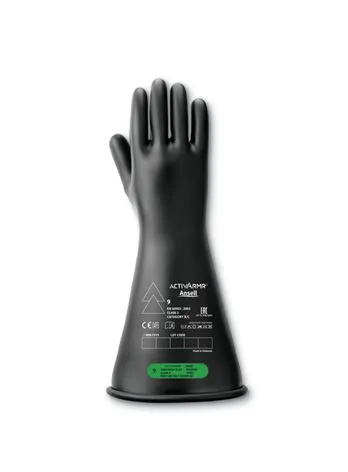 Guanti elettroisolanti Ansell RIG316B, Tg. 8, in Lattice, col. Nero