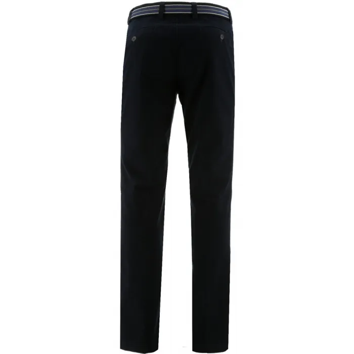 Henk ter Horst pantaloni chino Pascal blu scuro