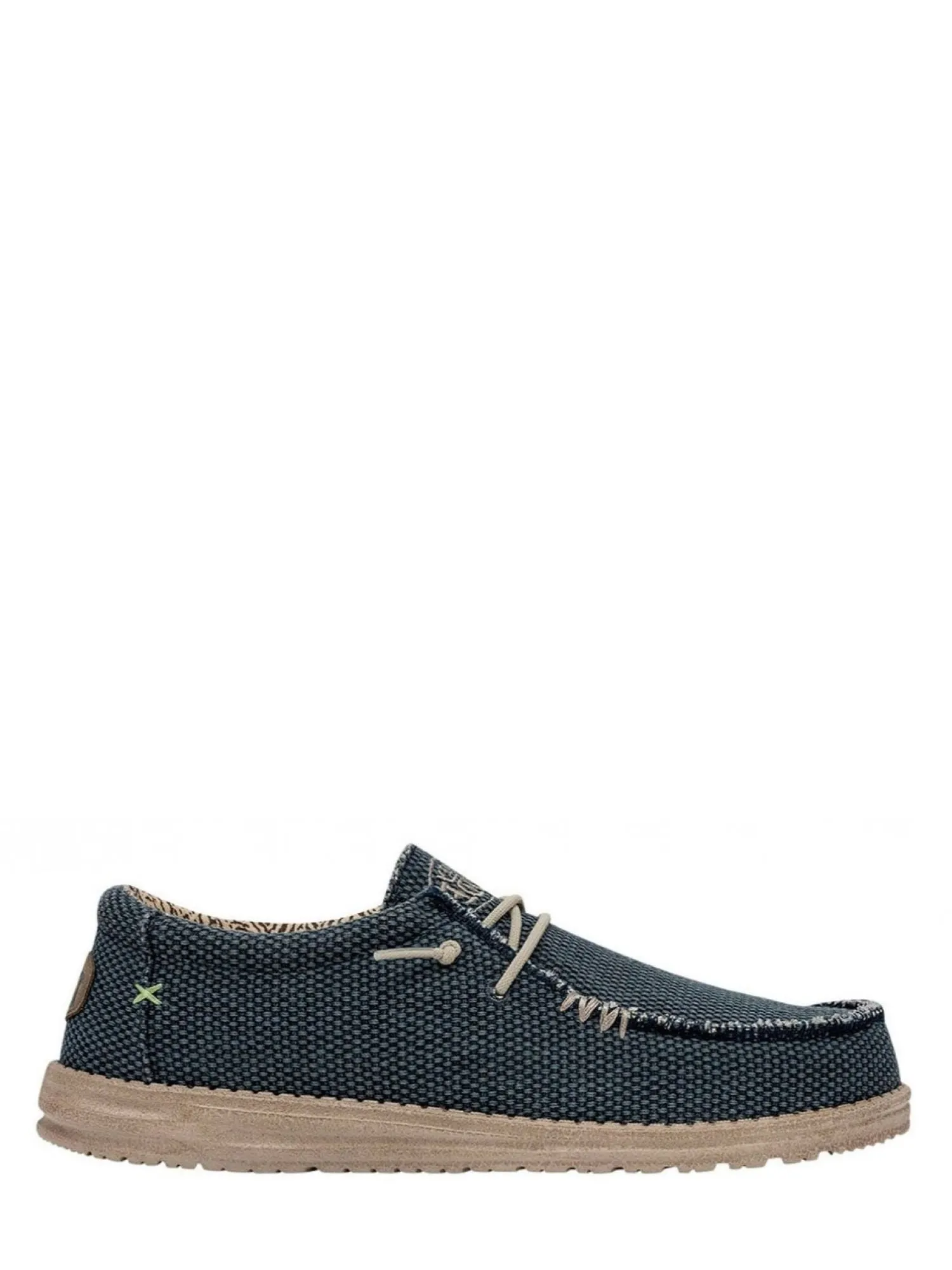 Hey Dude Mocassini Wally Braided in Tessuto Blu