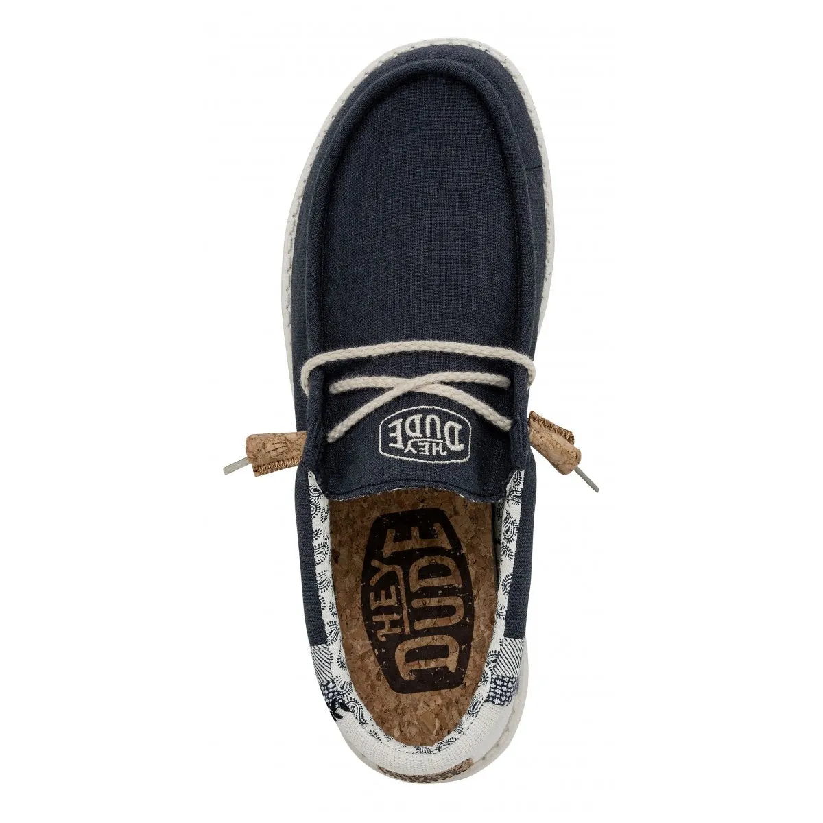 Hey Dude Mocassini Wally Breack in Tessuto Blu