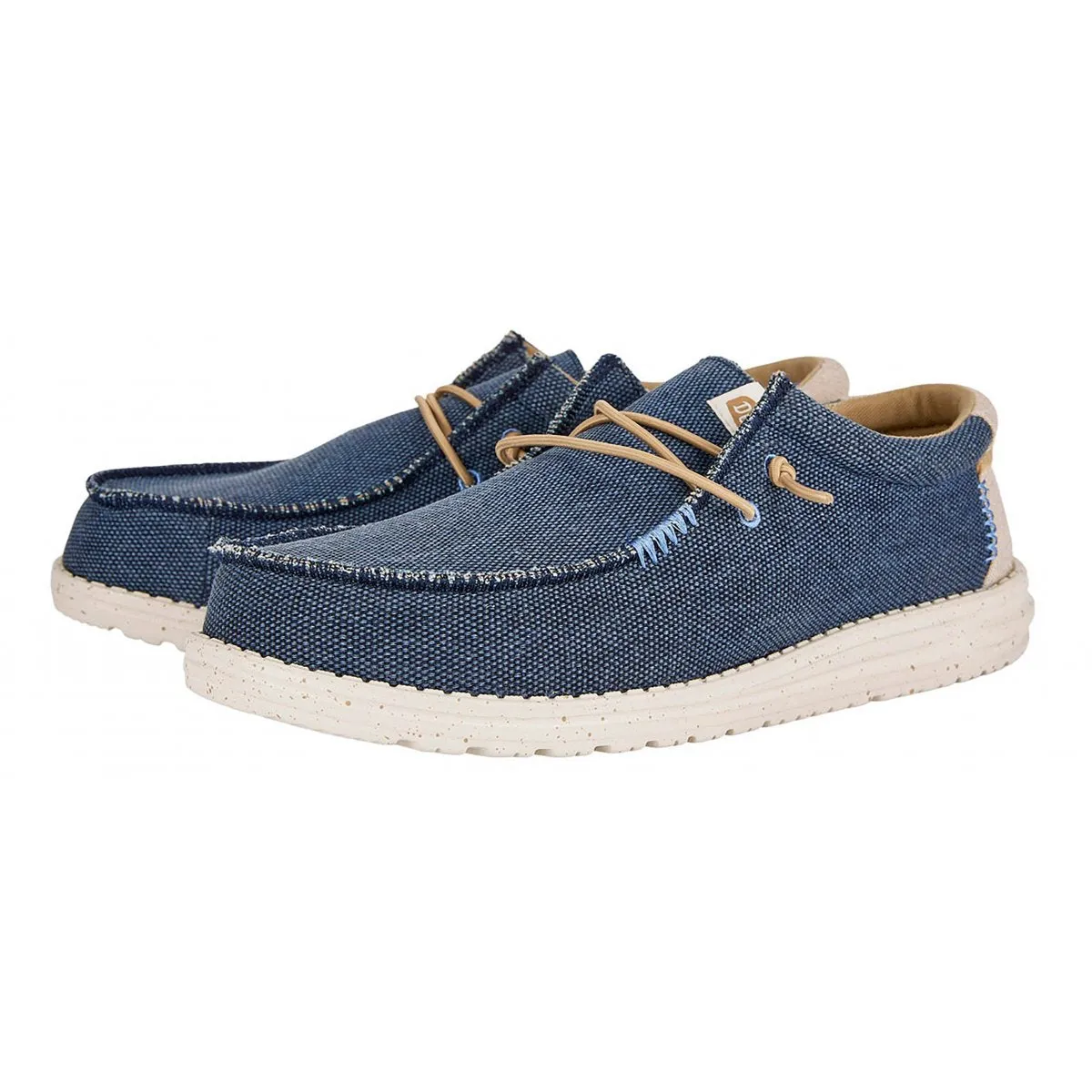 Hey Dude Mocassini Wally Coastline  in tessuto Blu