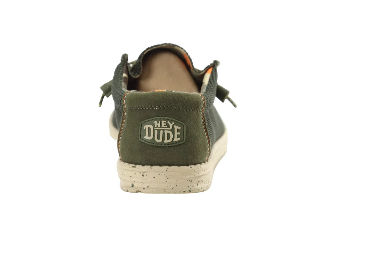 Hey Dude Mocassini Wally in Tessuto Verde