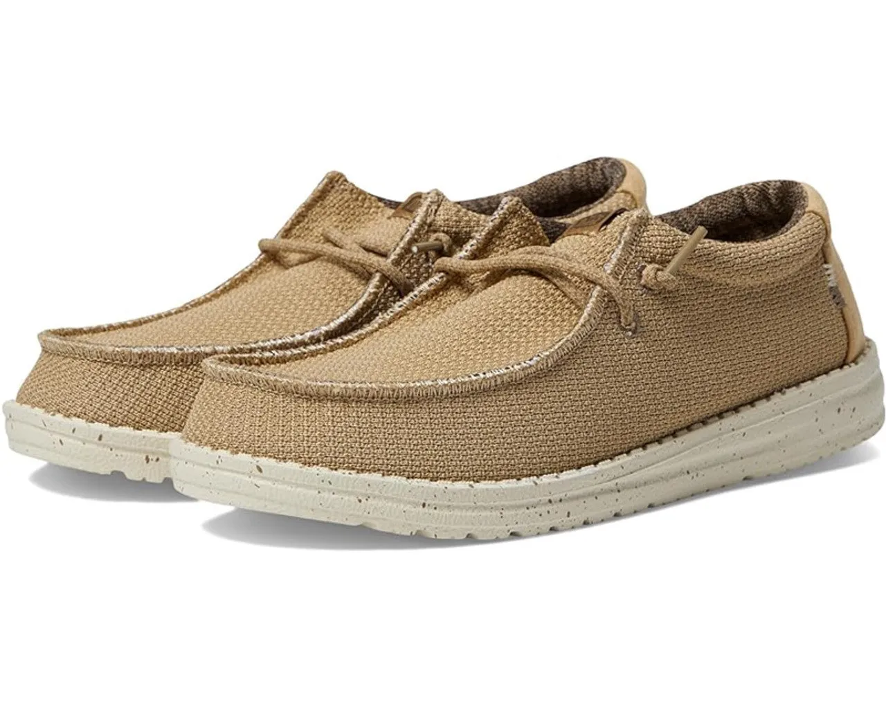 Hey Dude Mocassini Wally Youth in Tessuto Beige
