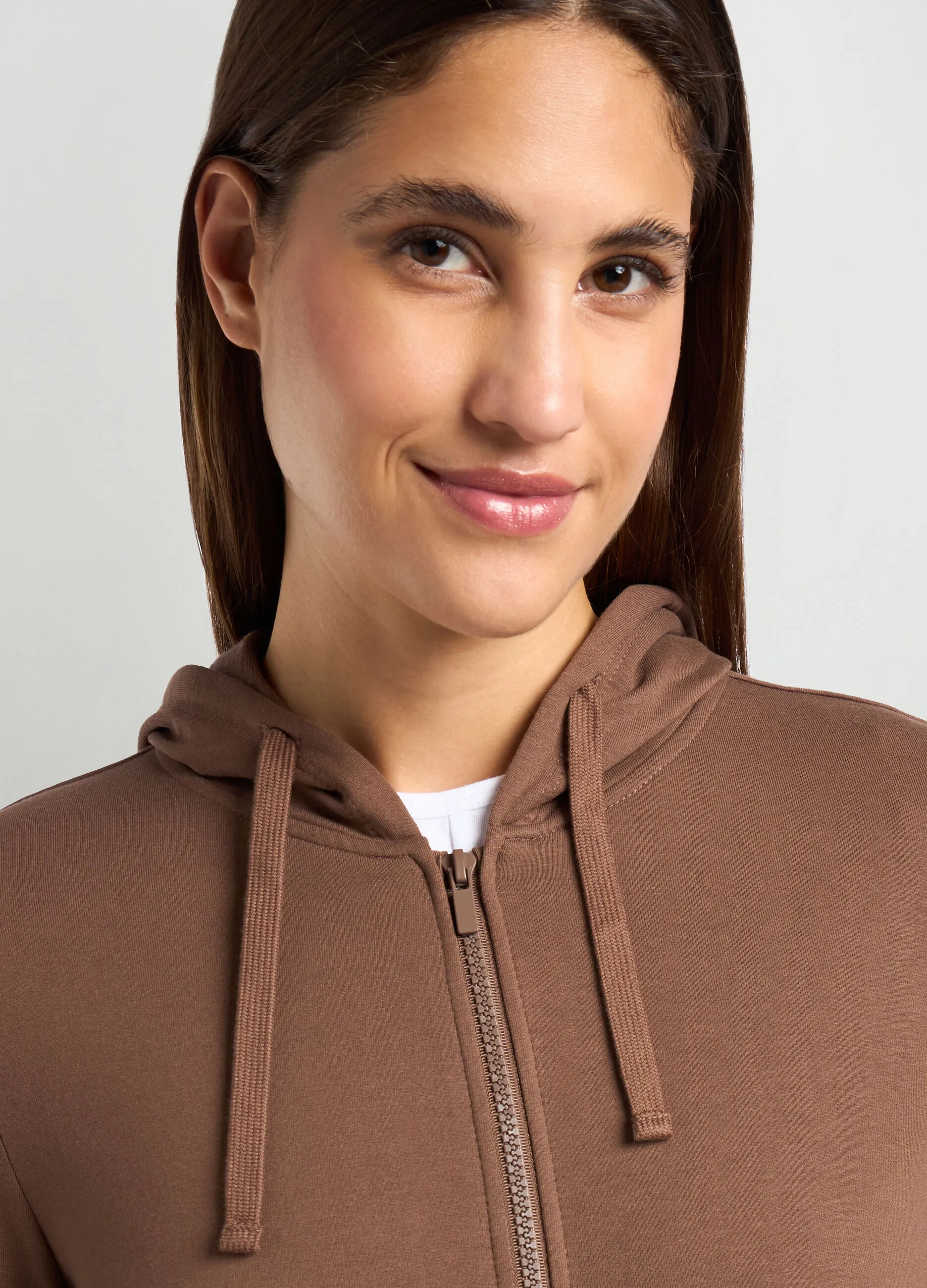 HOLISTIC  Felpa full zip con cappuccio donna