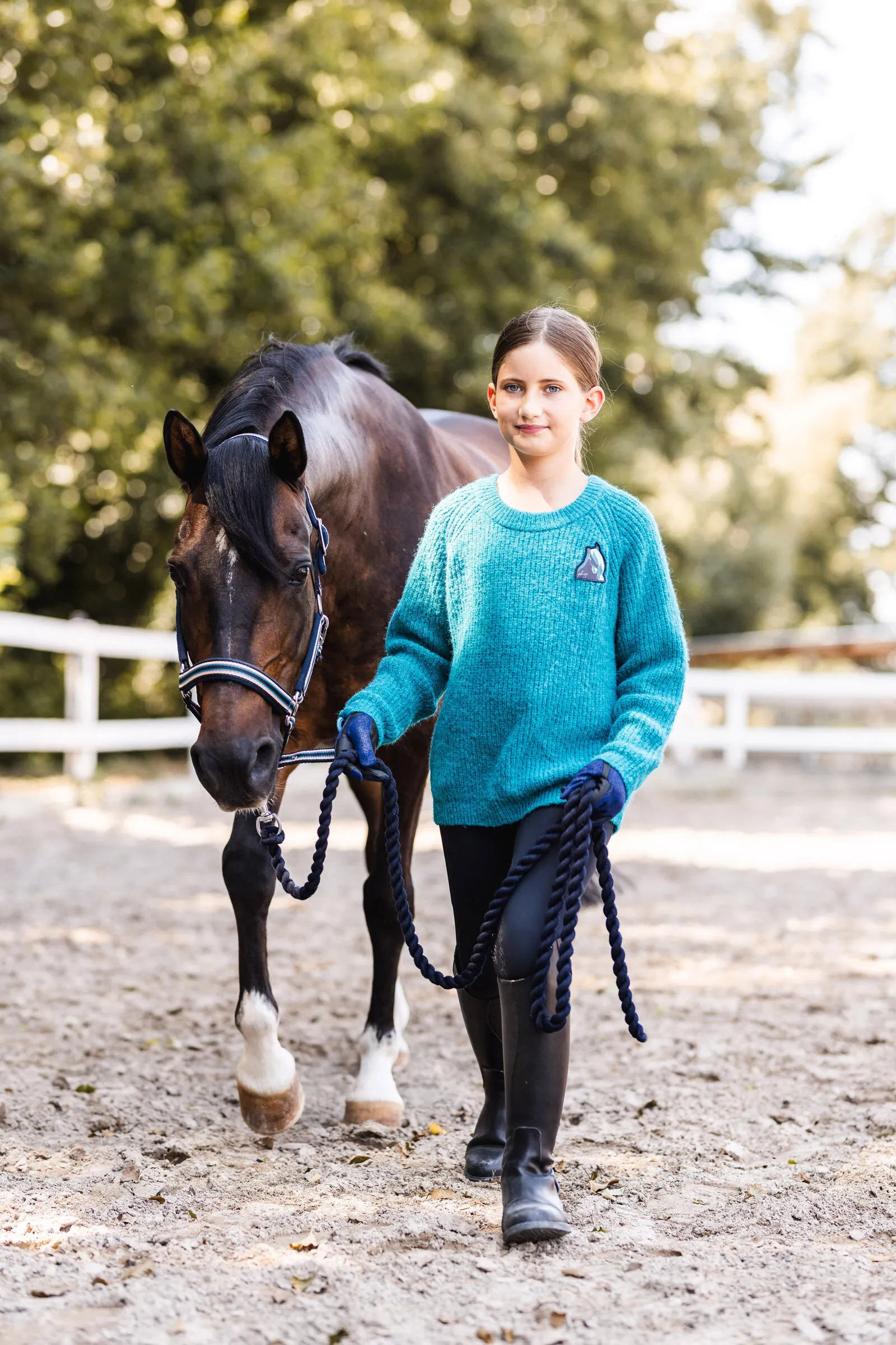 Horze Dorina Maglione lavorato a maglia per bambini