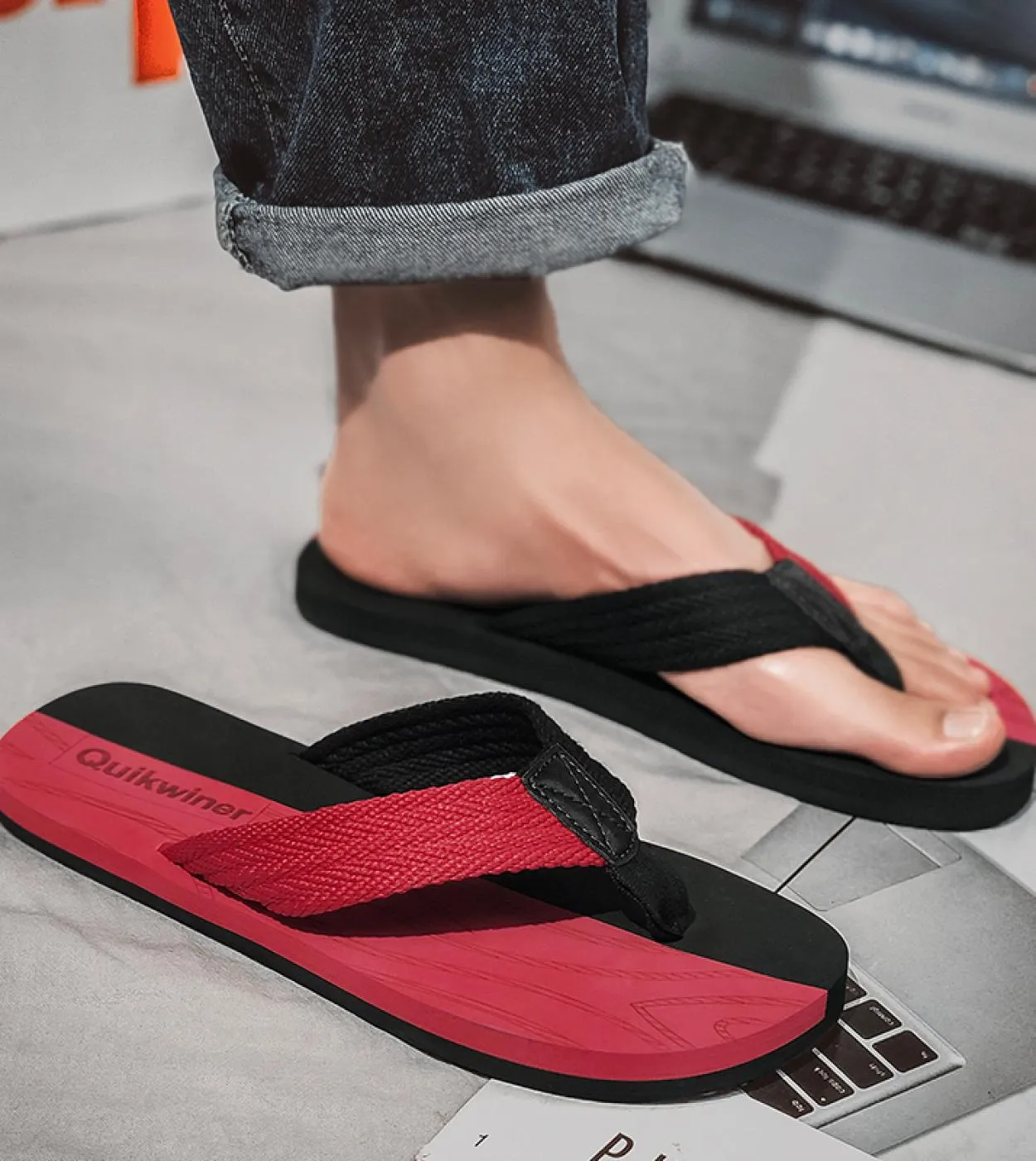 Infradito economico uomo estate uomo caldo infradito uomo casual scarpe 2023 vendita calda