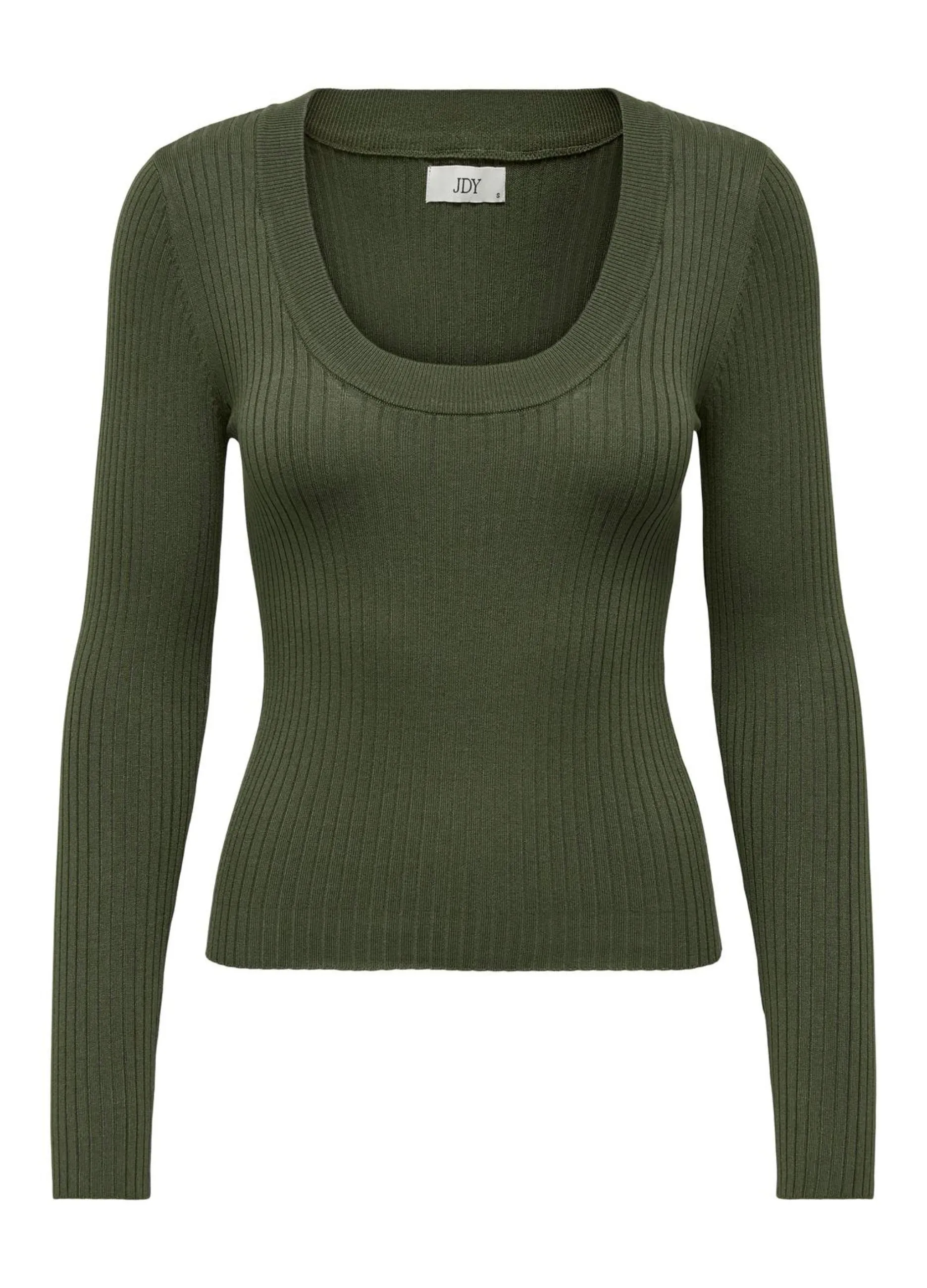 JDY  Pullover a maniche lunghe con scollo a U