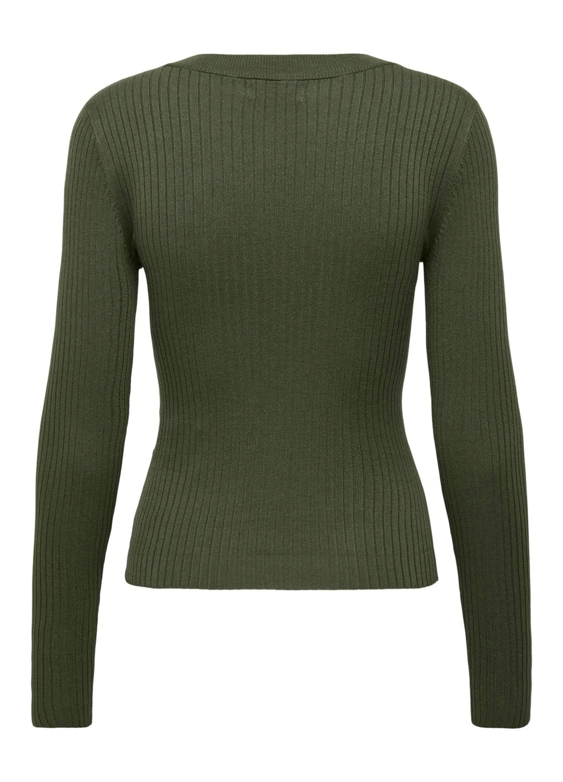JDY  Pullover a maniche lunghe con scollo a U